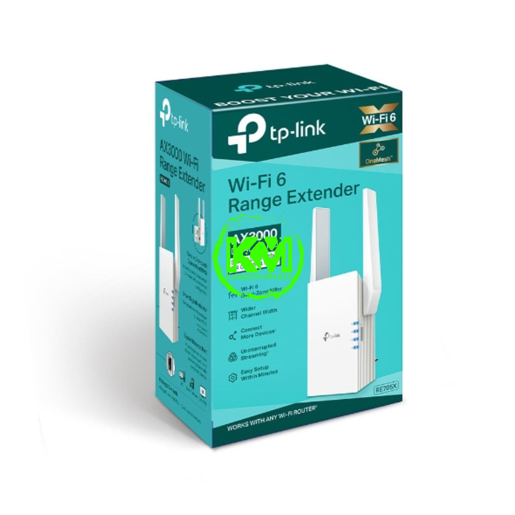 TP-LINK RE705X AX3000 MESH WIFI 6 EXTENDER - Image 5