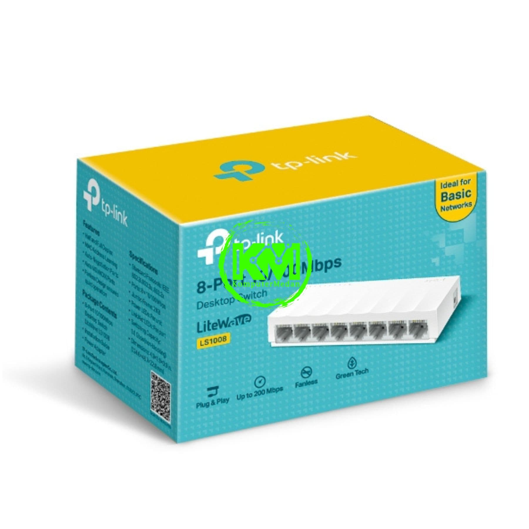 TP-LINK LS1008 8-PORT 10/100MBPS DESKTOP SWITCH - Image 6