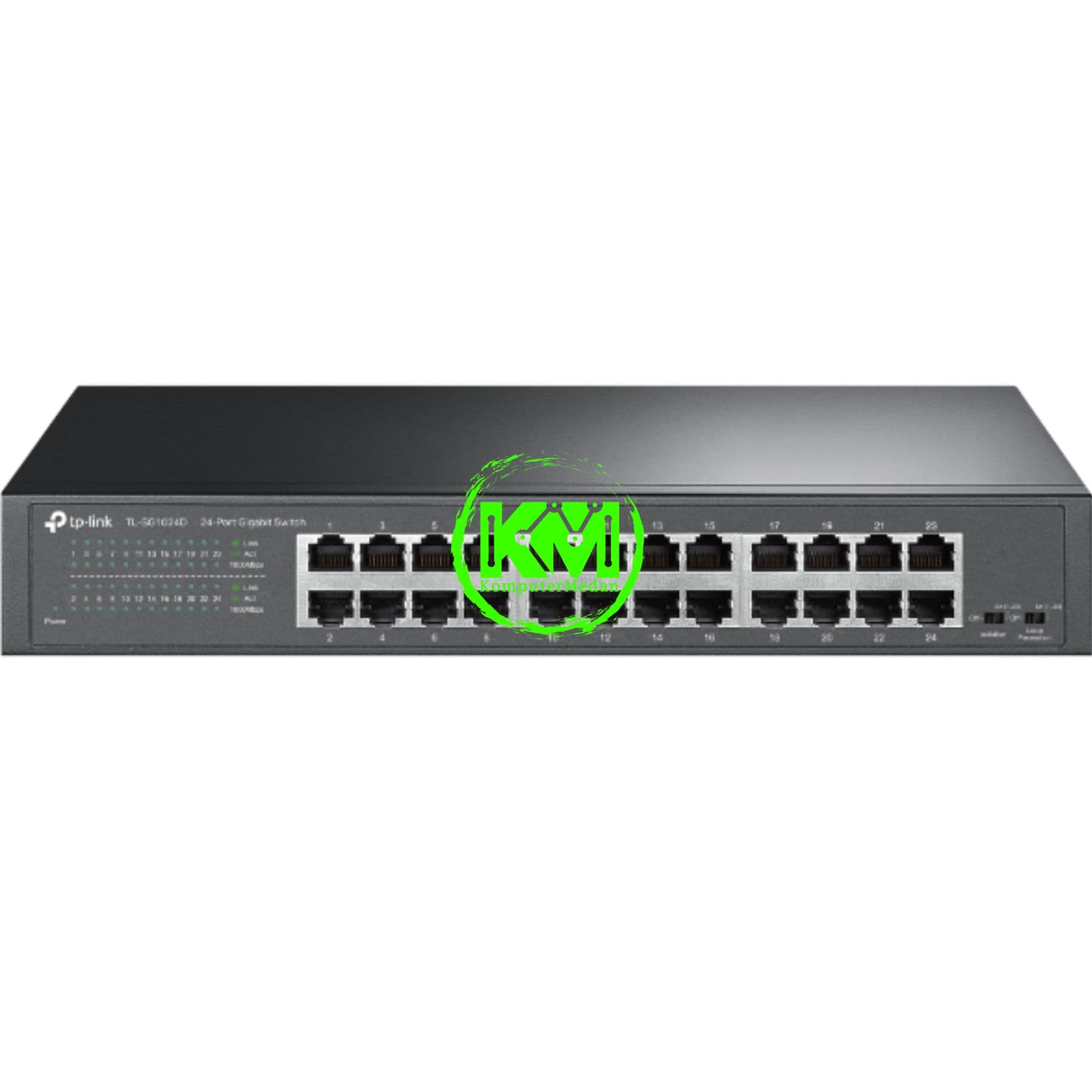 TP-LINK TL-SG1024D 24-PORT GIGABIT DESKTOP/RACKMOUNT SWITCH - Image 1
