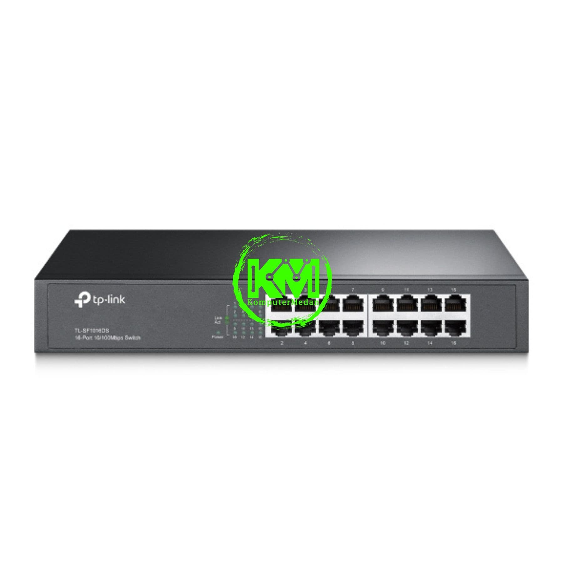 TP-LINK TL-SF1016DS 16-PORT 10/100MBPS DESKTOP/RACKMOUNT SWITCH