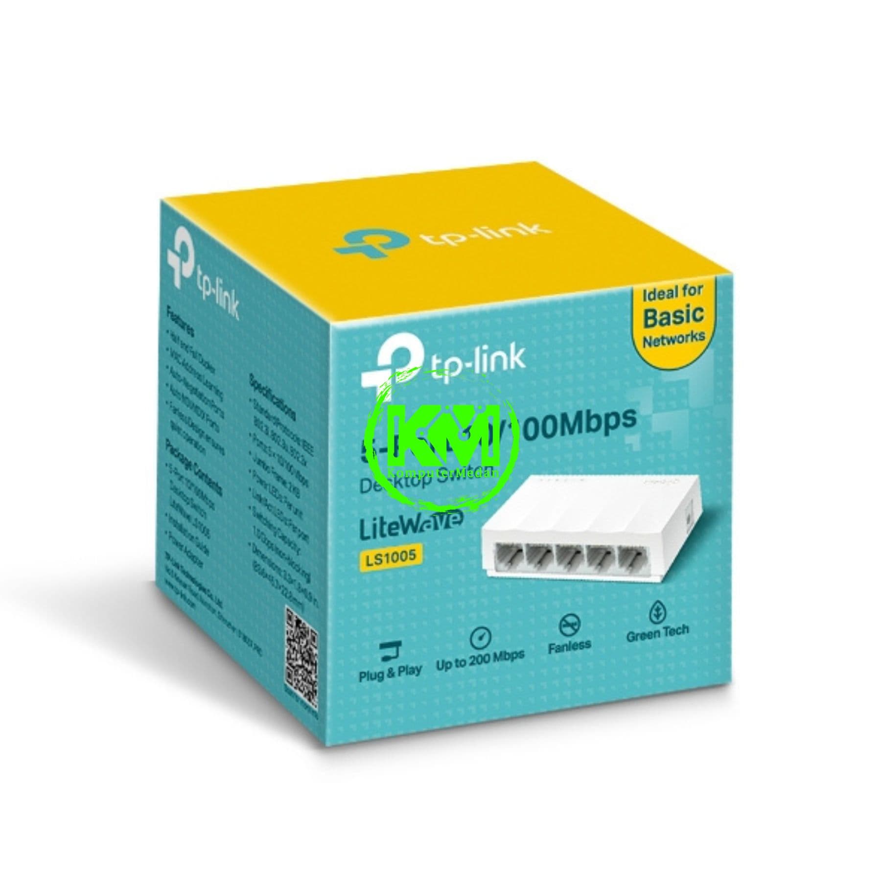 TP-LINK LS1005 5-PORT 10/100MBPS DESKTOP NETWORK SWITCH - Image 6