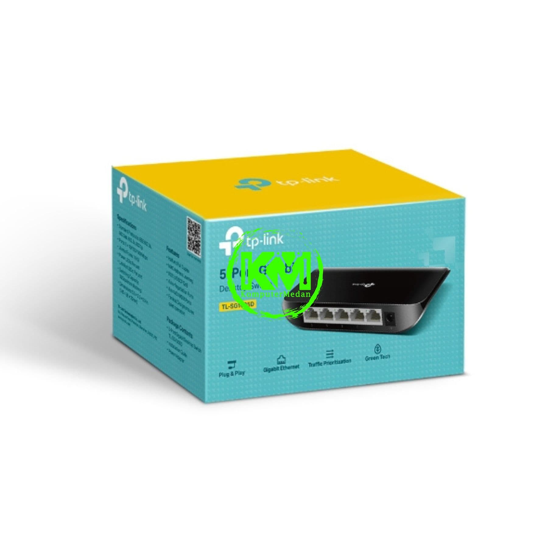 TP-LINK TL-SG1005D 5-PORT GIGABIT DESKTOP SWITCH - Image 7