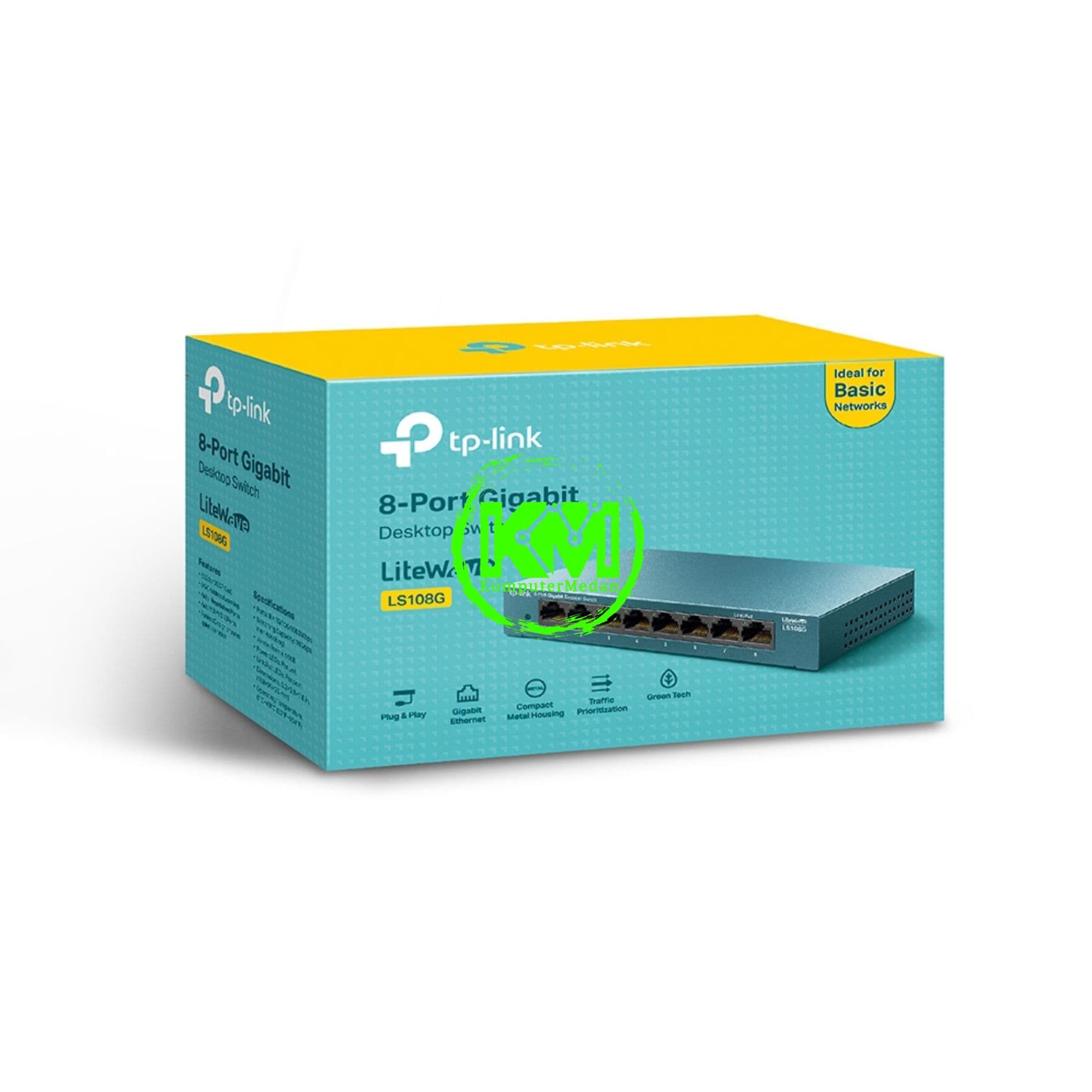 TP-LINK LS108G 8-PORT GIGABIT DESKTOP SWITCH - Image 7