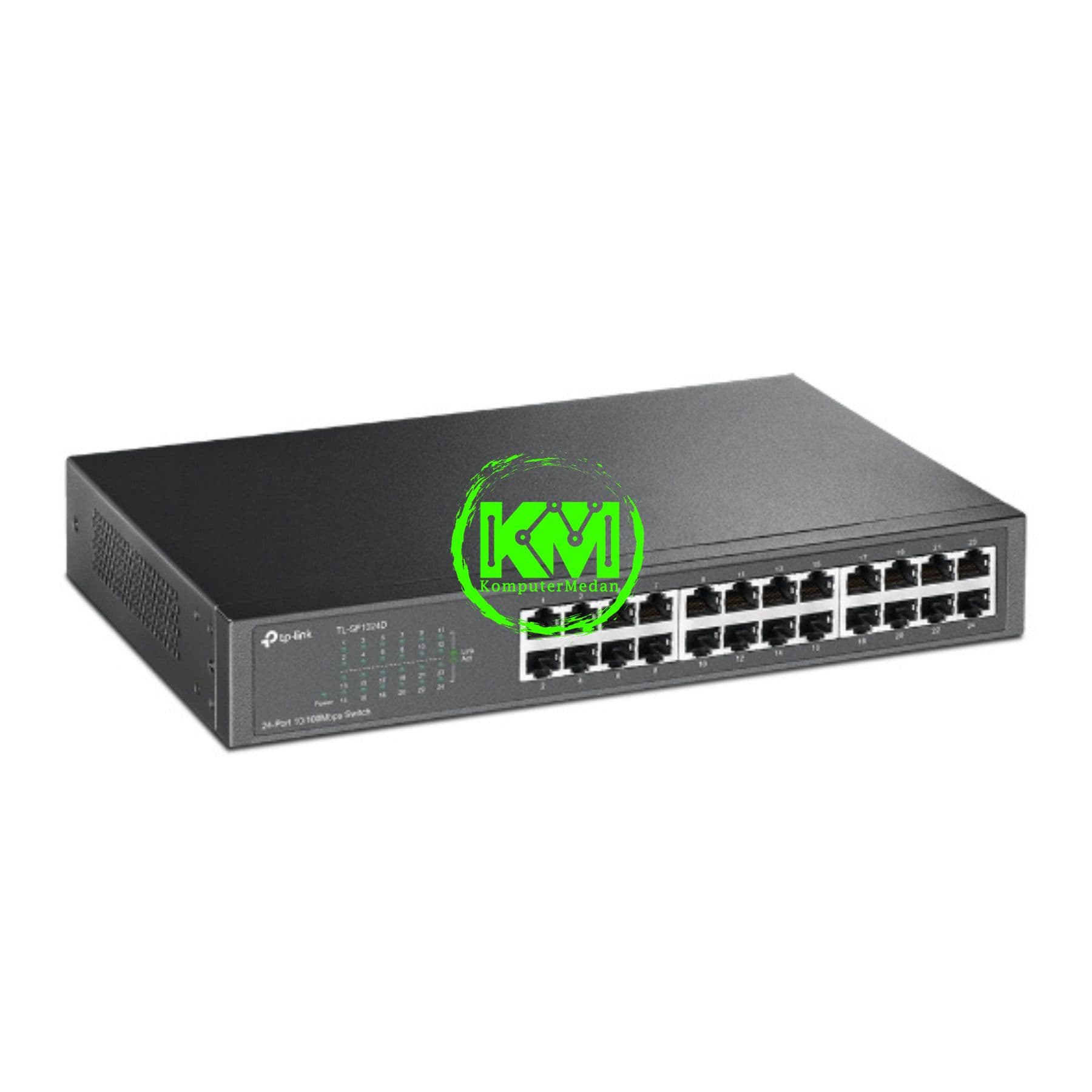TP-LINK TL-SF1024D 24-PORT 10/100MBPS DESKTOP/RACKMOUNT SWITCH - Image 2