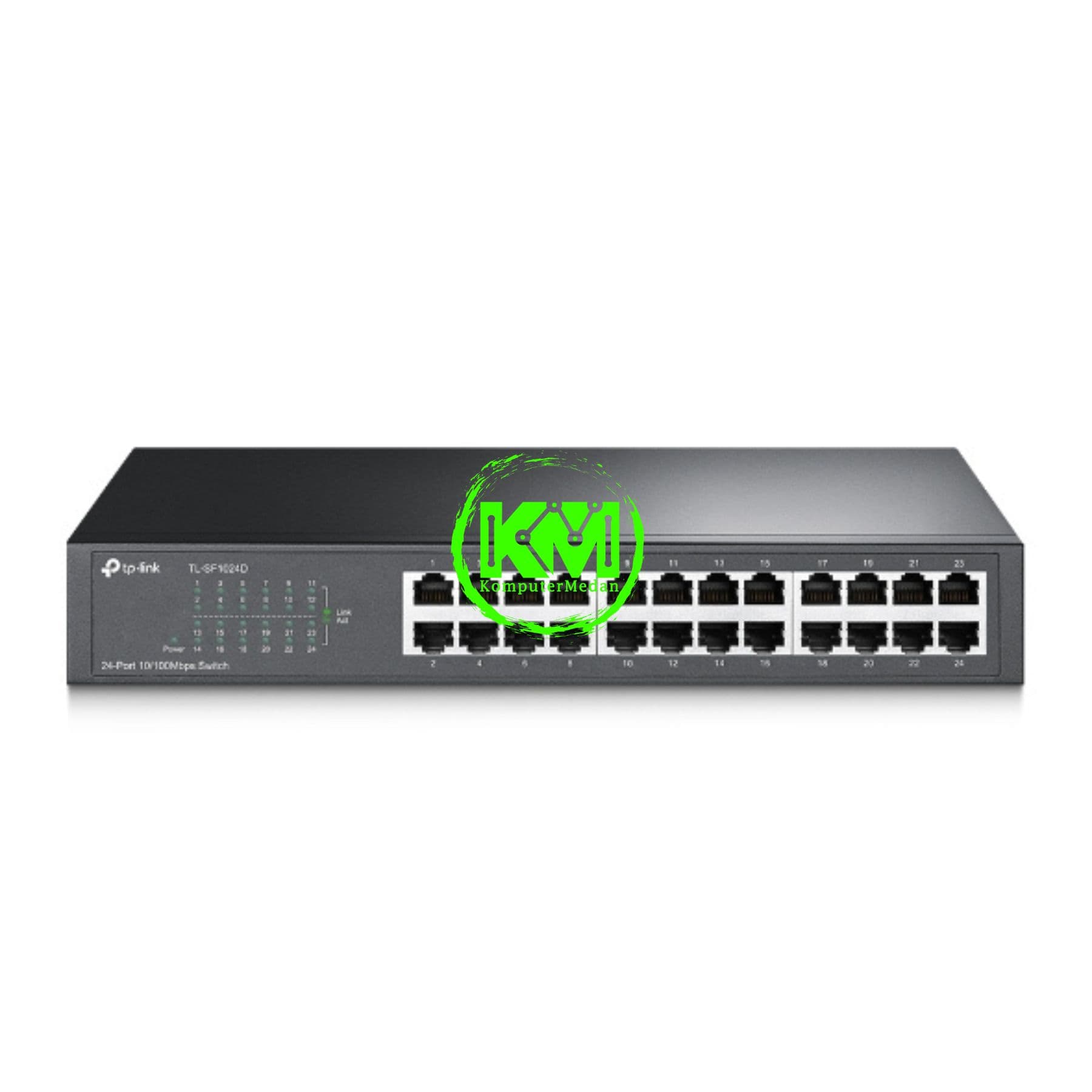 TP-LINK TL-SF1024D 24-PORT 10/100MBPS DESKTOP/RACKMOUNT SWITCH