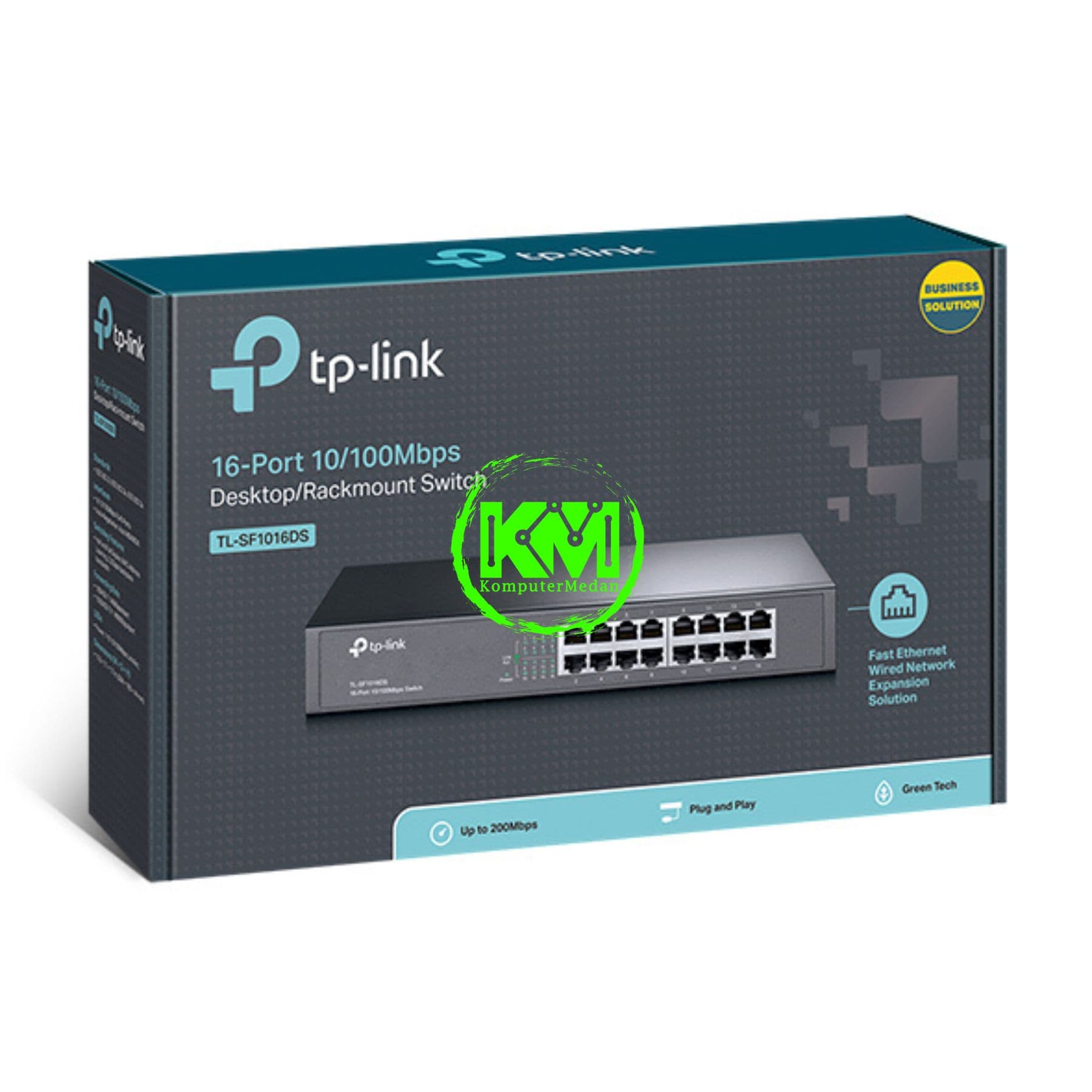TP-LINK TL-SF1016DS 16-PORT 10/100MBPS DESKTOP/RACKMOUNT SWITCH - Image 4