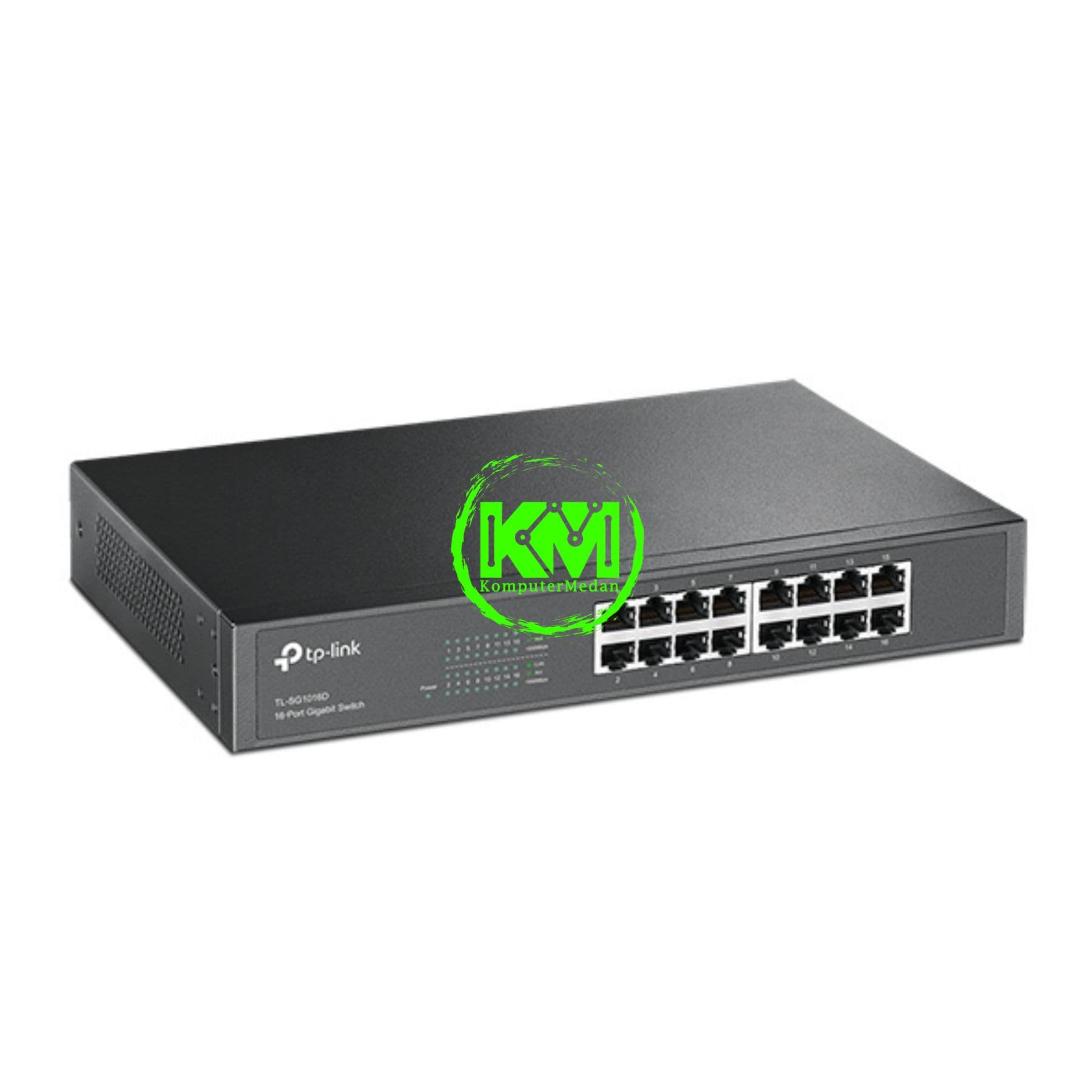 TP-LINK TL-SG1016D 16-PORT GIGABIT DESKTOP/RACKMOUNT SWITCH - Image 2
