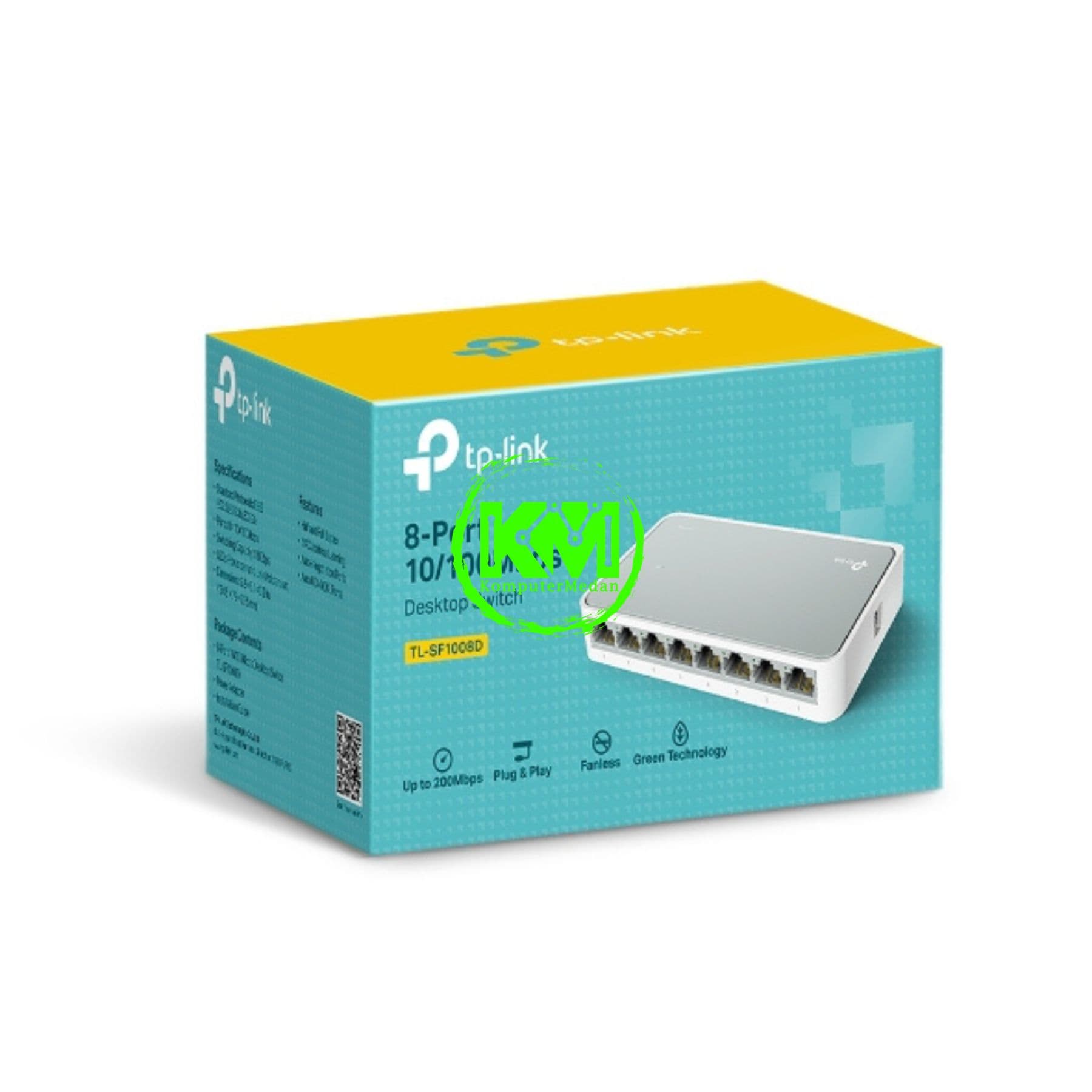 TP-LINK TL-SF1008D 8-PORT 10/100MBPS MINI DESKTOP SWITCH - Image 3
