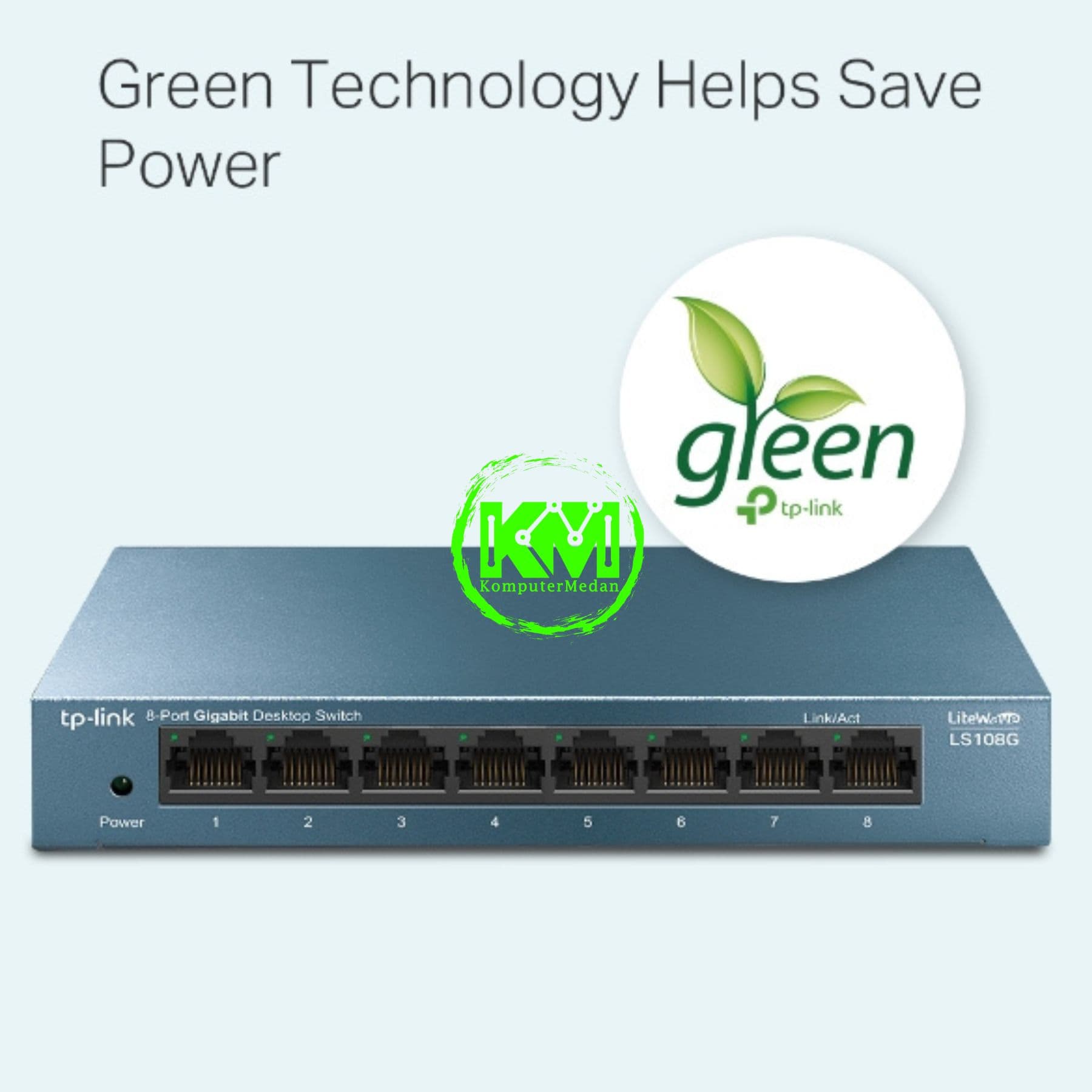 TP-LINK LS108G 8-PORT GIGABIT DESKTOP SWITCH - Image 4