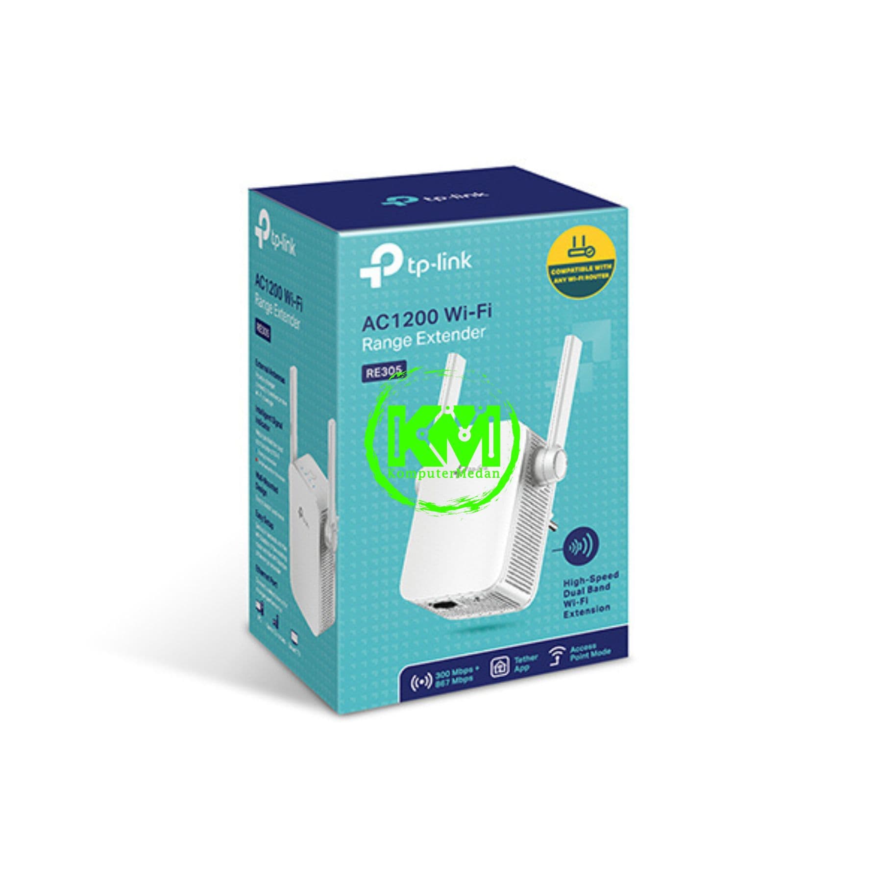 TP-LINK RE305 DUAL BAND WILESS WALL PLUGGED RANGE EXTENDER - Image 3