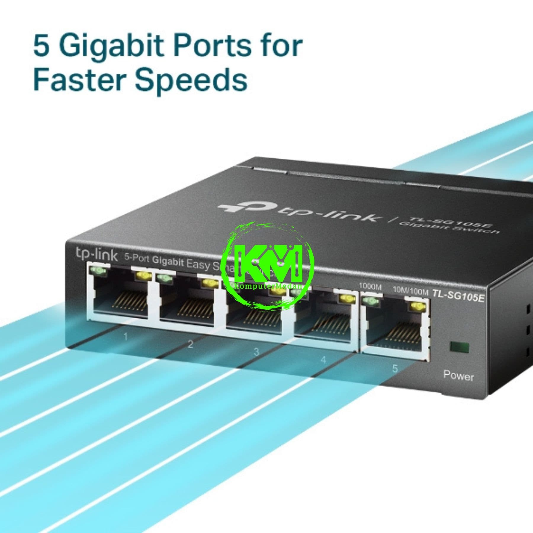 TP-LINK TL-SG105E(UN) 5-PORT GIGABIT EASY SMART SWITCH - Image 4