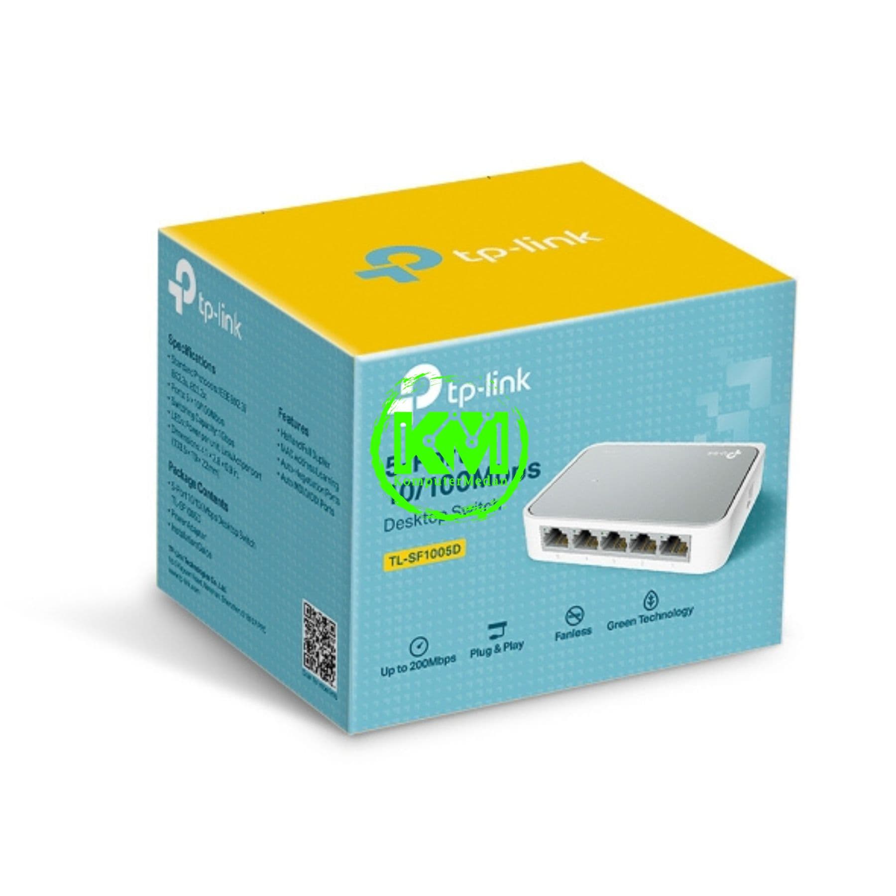 TP-LINK TL-SF1005D 5-PORT 10/100MBPS MINI DESKTOP SWITCH - Image 3