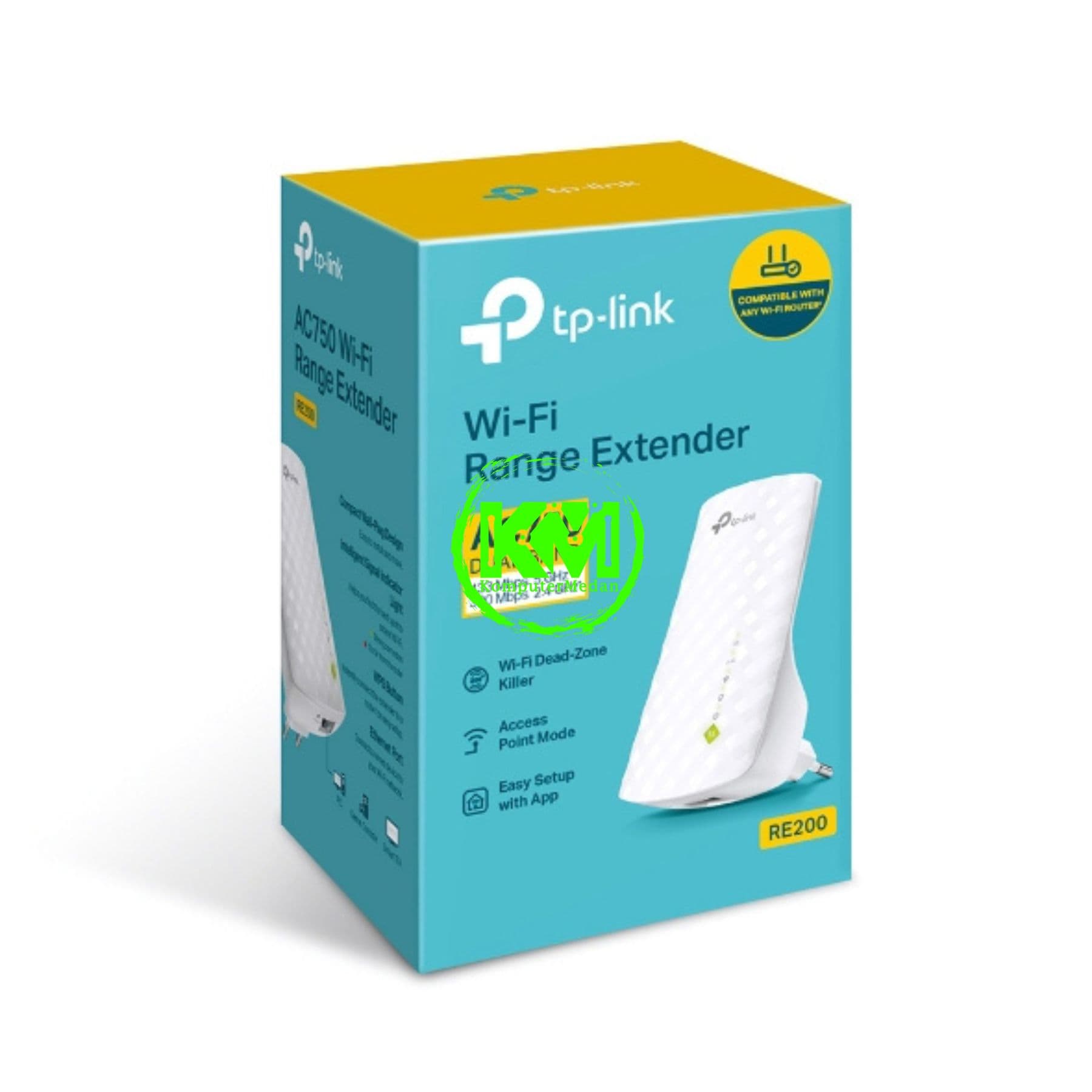 TP-LINK RE200 AC750 DUAL BAND WILESS WALL PLUGGED RANGE EXTENDER - Image 6