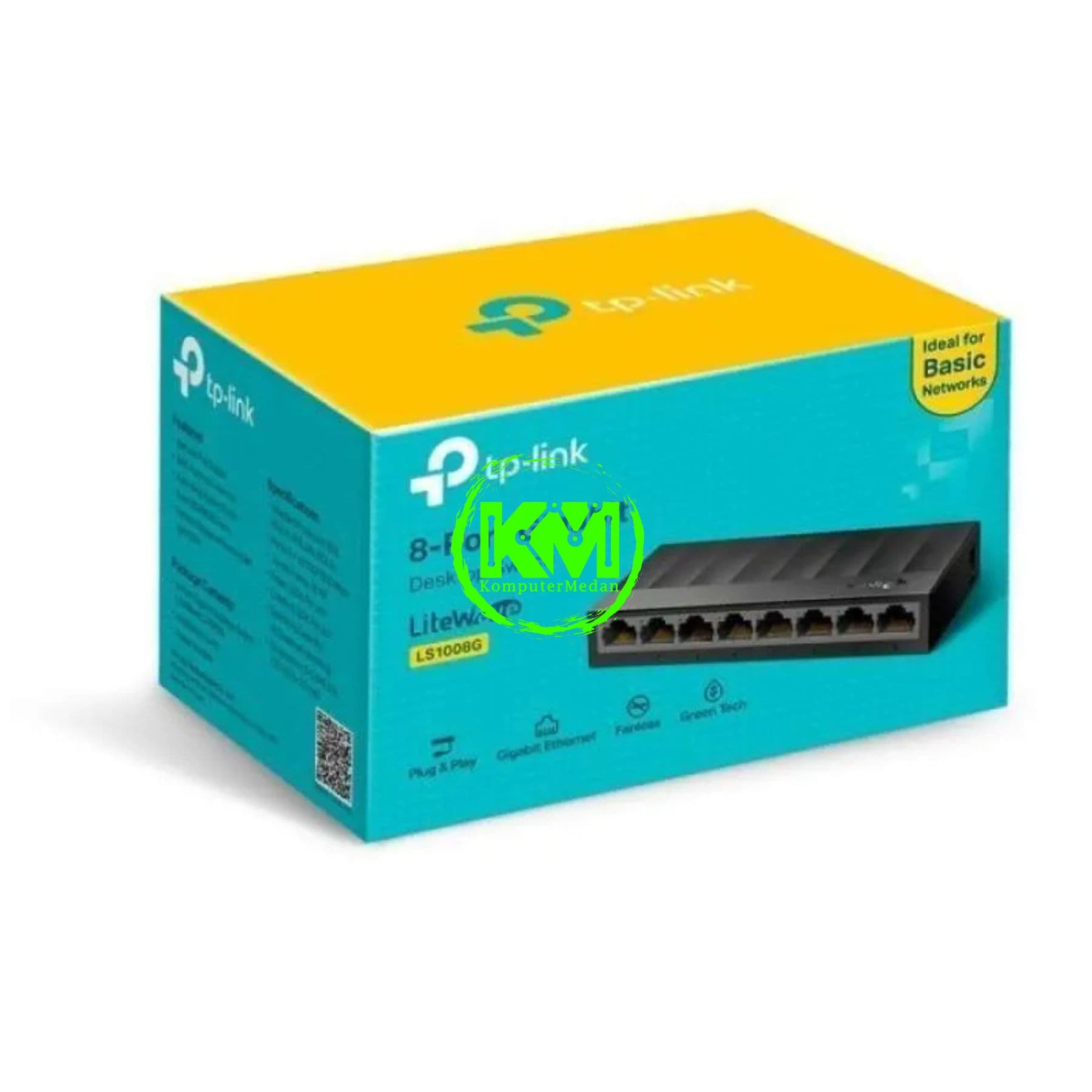 TP-LINK LS1008G 8-PORT GIGABIT 10/100/1000MBPS DESKTOP SWITCH - Image 5