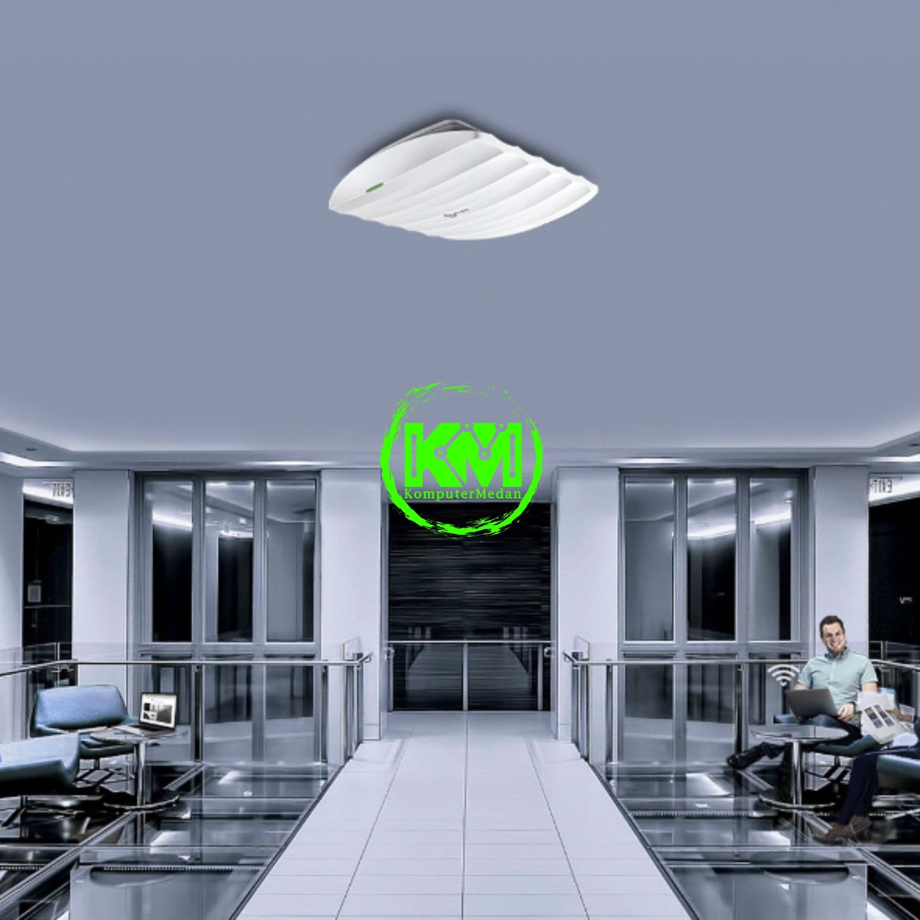 TP-LINK EAP225 INDOOR AC1350 WIRELESS MU-MIMO GIGABIT CEILING MOUNT ACCESS POINT - Image 5