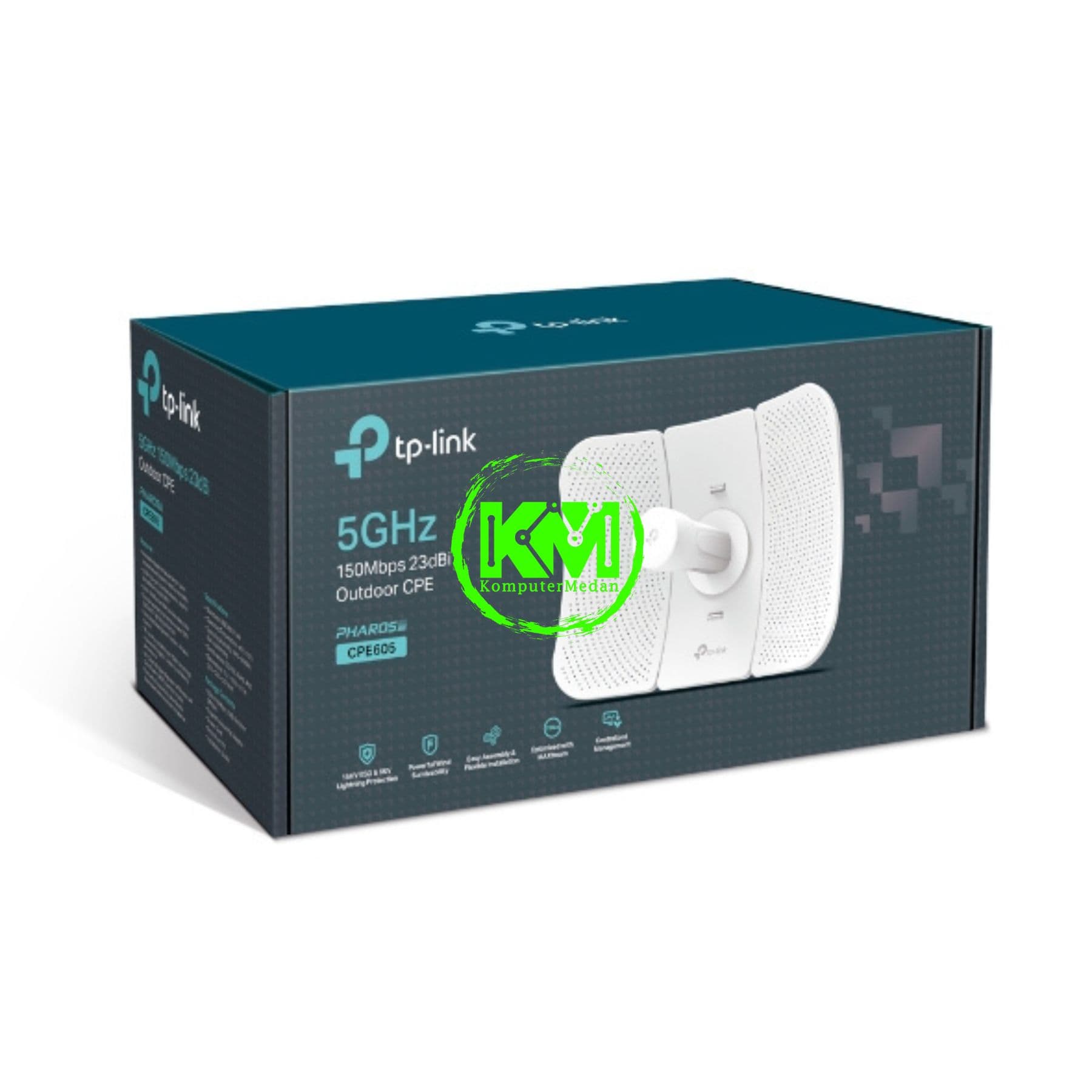 TP-LINK CPE605 5GHZ 150MBPS 23DBI OUTDOOR CPE - Image 3