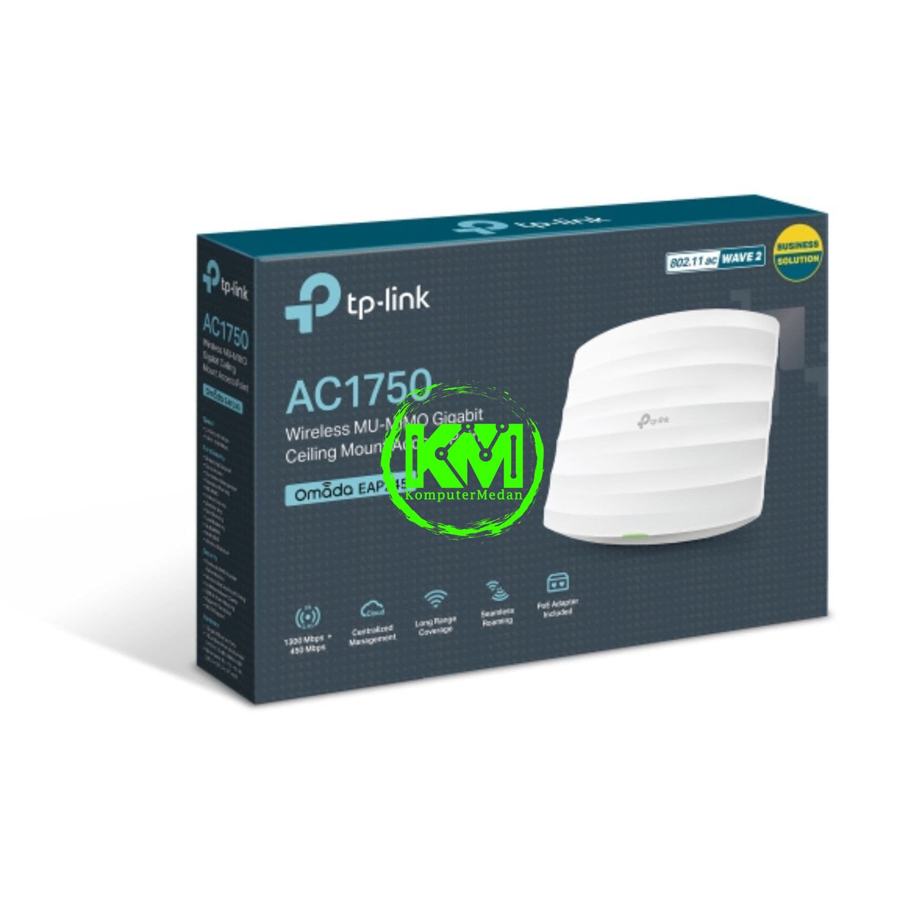 TP-LINK EAP245 AC1750 DUAL BAND CEILING MOUNT ACCESS POINT - Image 5
