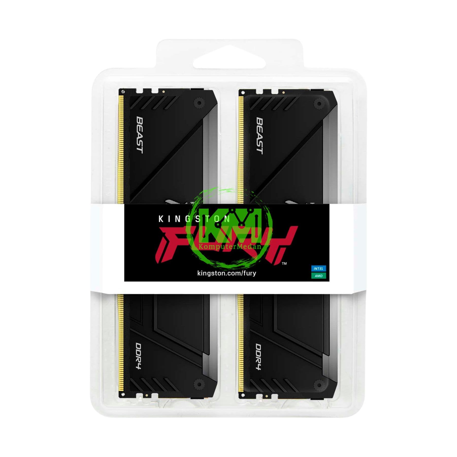 KINGSTON FURY BEAST DDR4 2x8GB 3600MHz RAM