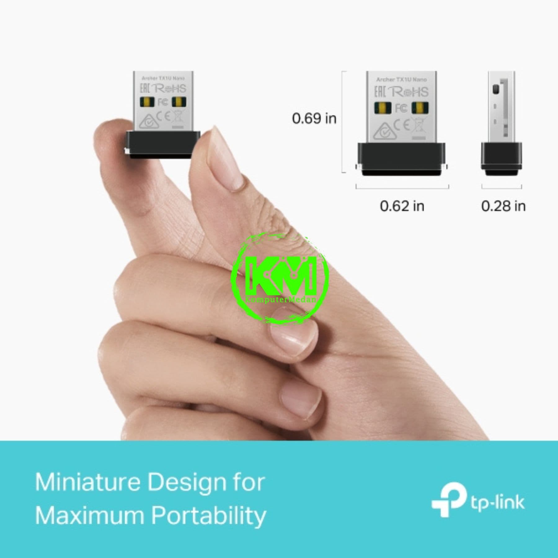 TP-LINK ARCHER TX1U Nano AX300 NANO WI-FI 6 USB ADAPTER - Image 5