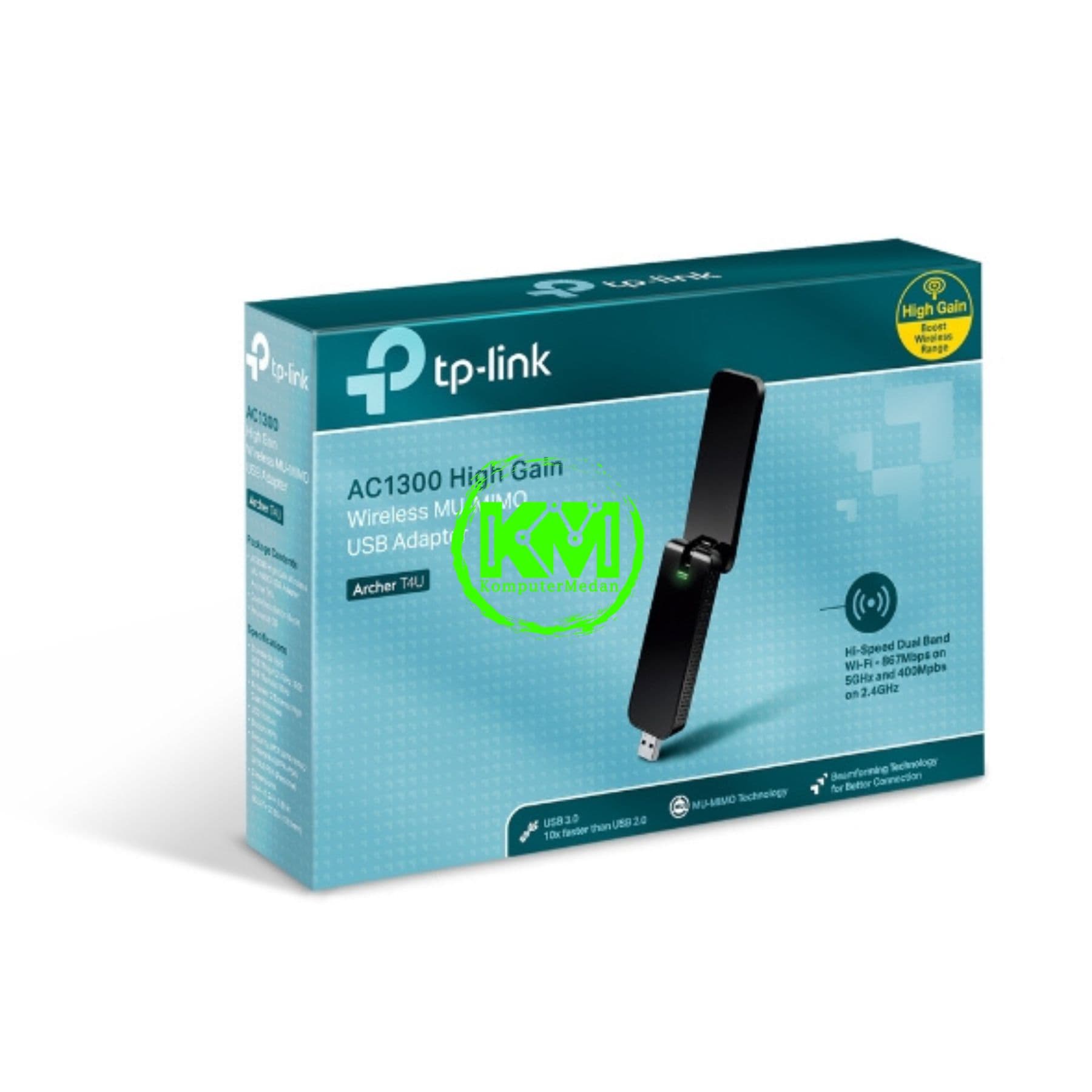 TP-LINK ARCHER T4U AC1200 DUAL BAND WIRELESS USB ADAPTER - Image 4