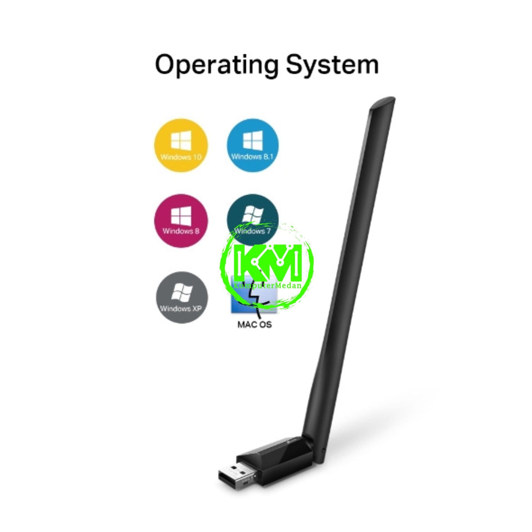 TP-LINK ARCHER T2U PLUS AC600 HIGH GAIN WIRELESS DUAL BAND USB ADAPTER WITH ANTENNA - Image 3