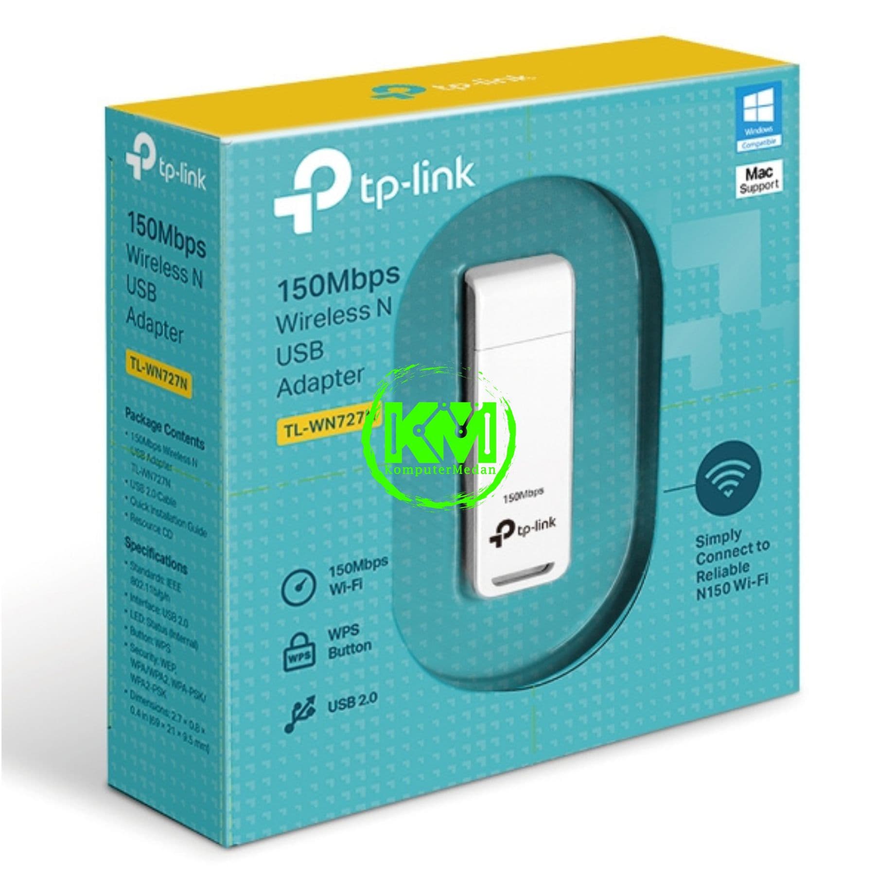TP-LINK TL-WN727N 150MBPS WIRELESS N USB ADAPTER - Image 4
