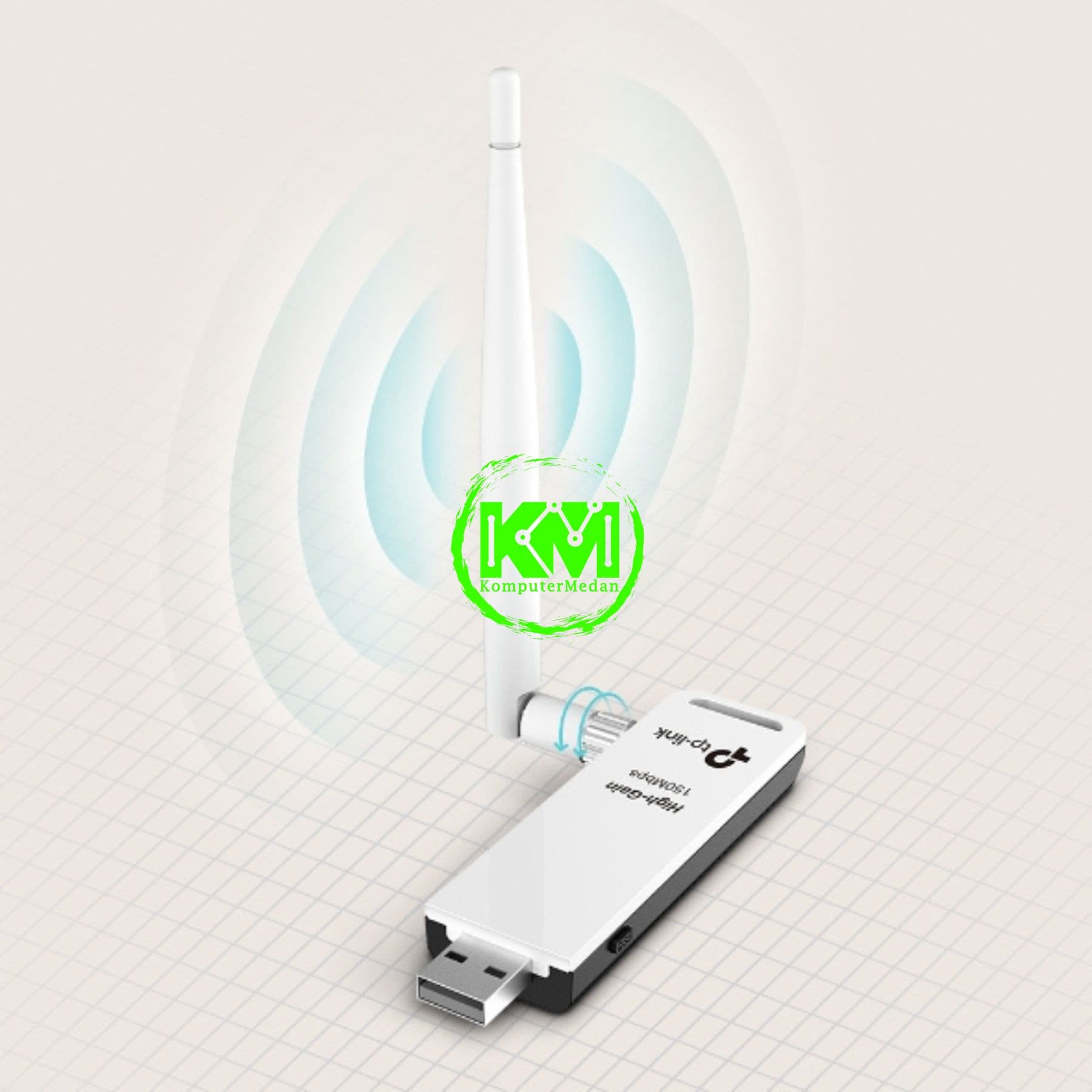 TP-LINK TL-WN722N 150MBPS HIGH GAIN WIRELESS USB ADAPTER - Image 4