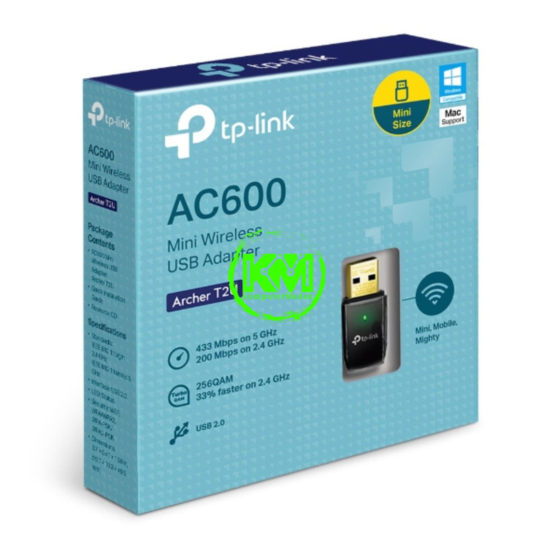 TP-LINK ARCHER T2U AC600 DUAL BAND WIRELESS USB ADAPTER - Image 4