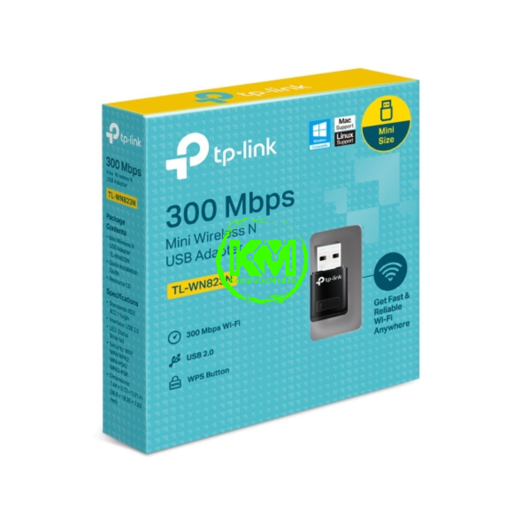 TP-LINK TL-WN823N 300MBPS MINI WIRELESS N USB ADAPTER - Image 7