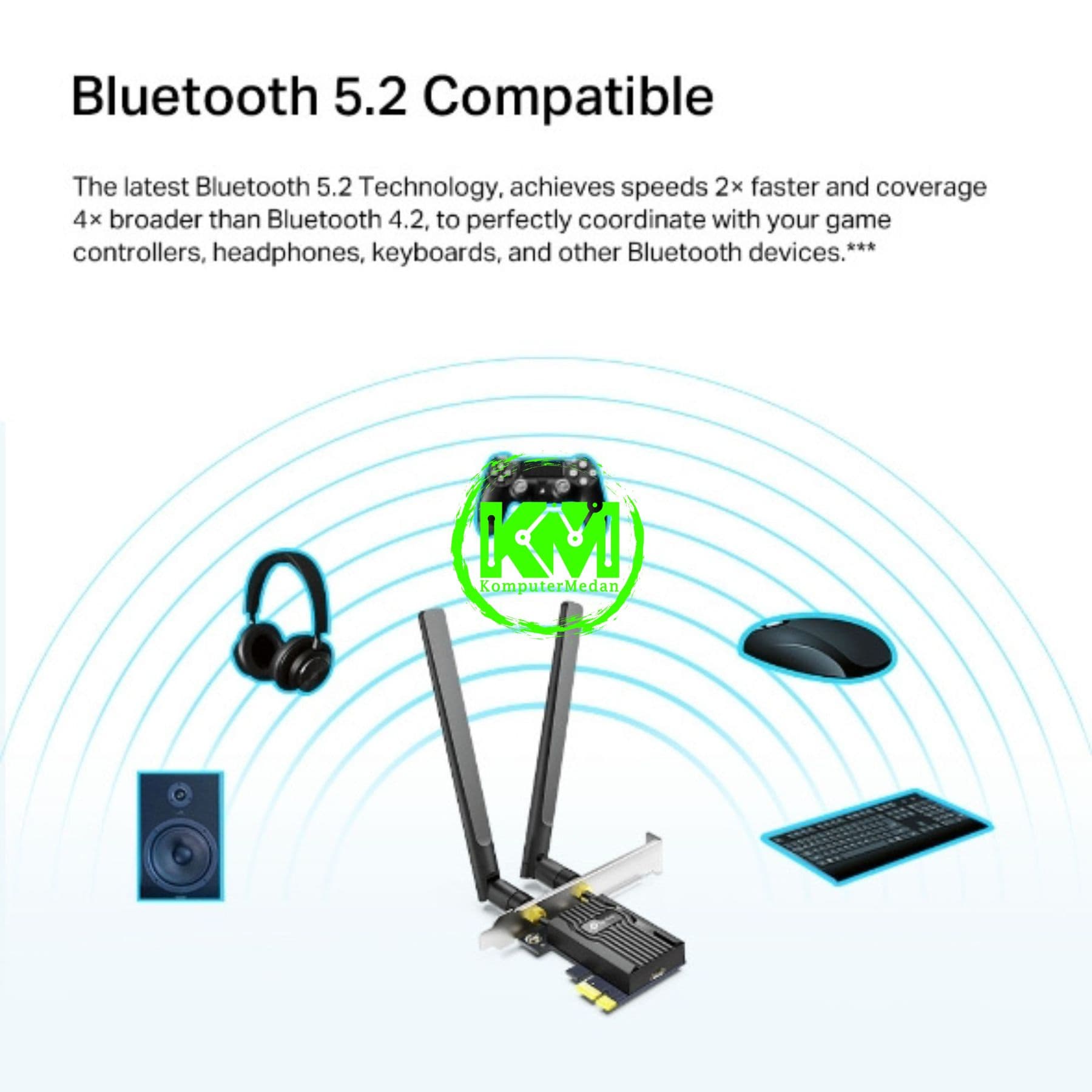 TP-LINK ARCHER TX20E AX1800 DUAL BAND WI-FI 6 BLUETOOTH 5.2 PCI ADAPTER - Image 4