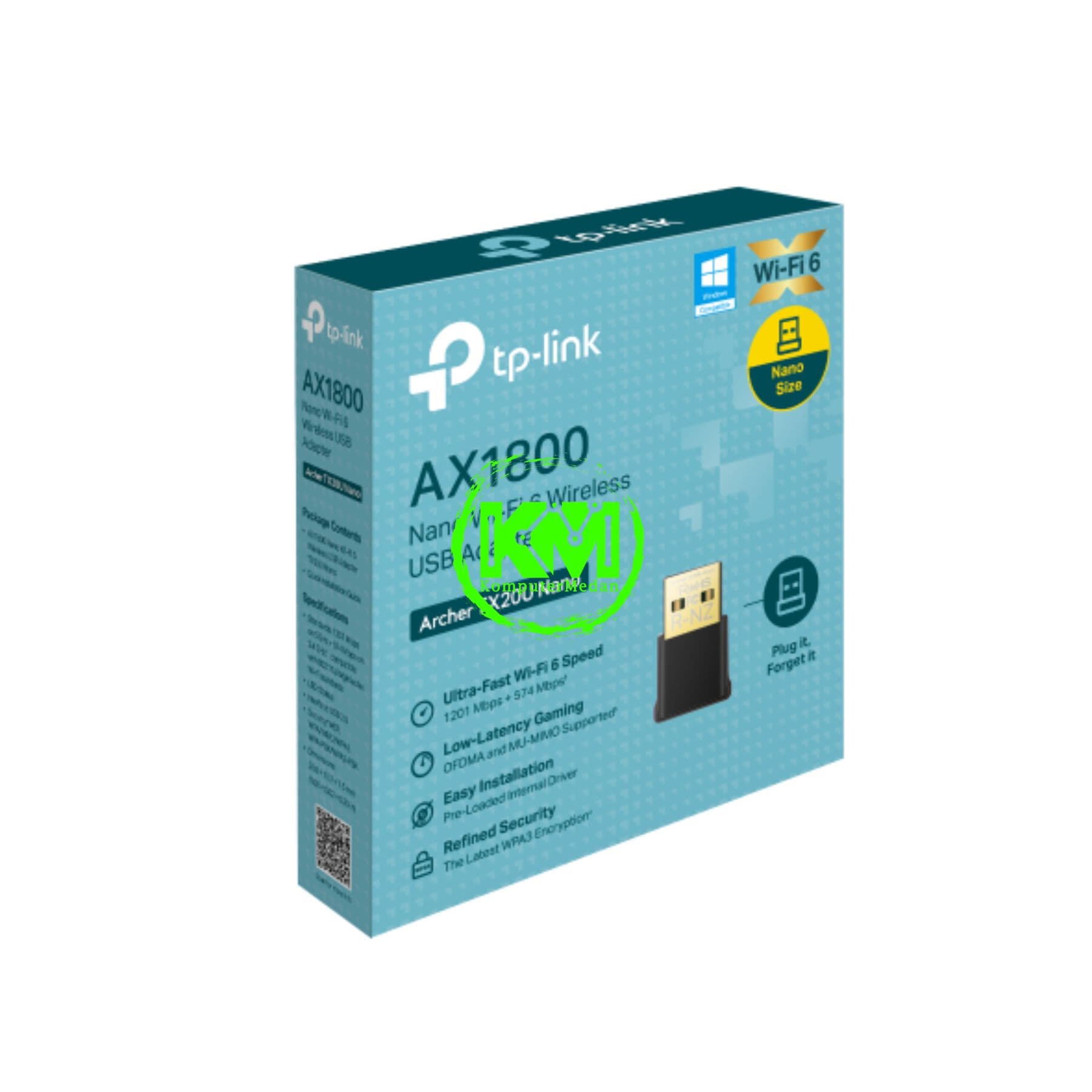 TP-LINK ARCHER TX20U Nano AX1800 DUAL BAND WI-FI 6 NANO USB ADAPTER - Image 4