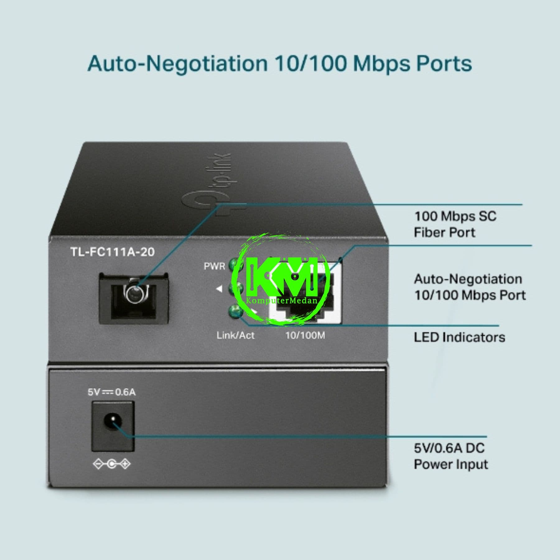TP-LINK TL-FC111A-20 10/100MBPS WDM MEDIA CONVERTER - Image 3
