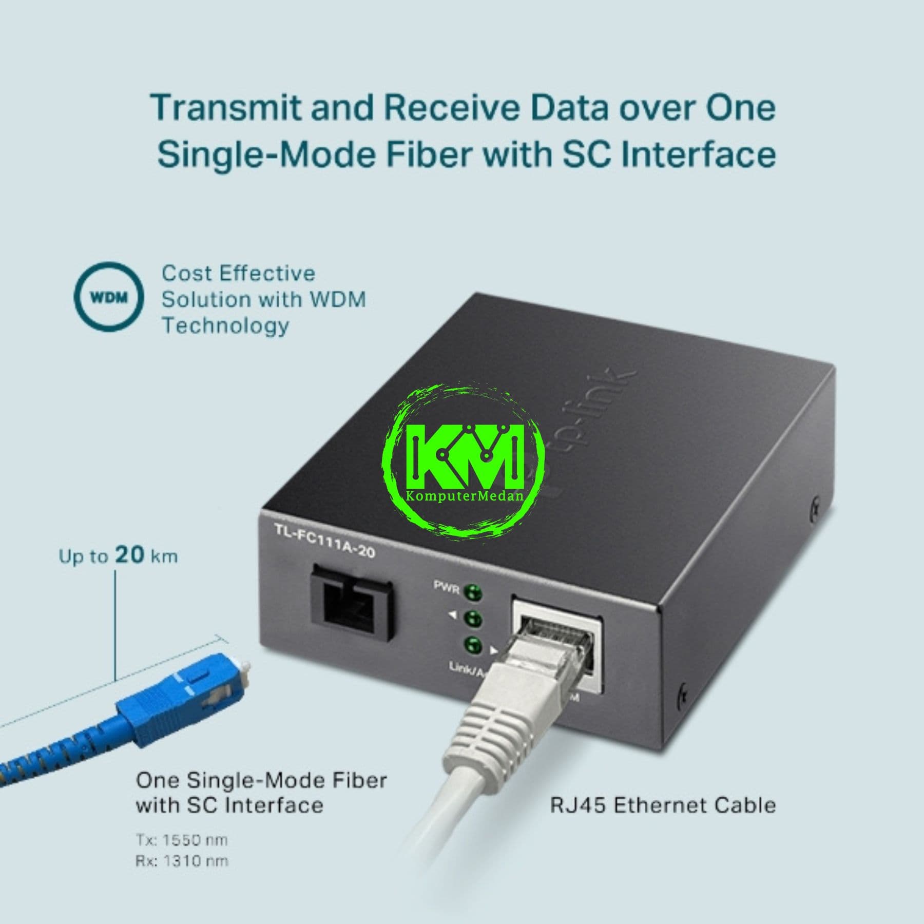 TP-LINK TL-FC111A-20 10/100MBPS WDM MEDIA CONVERTER - Image 5