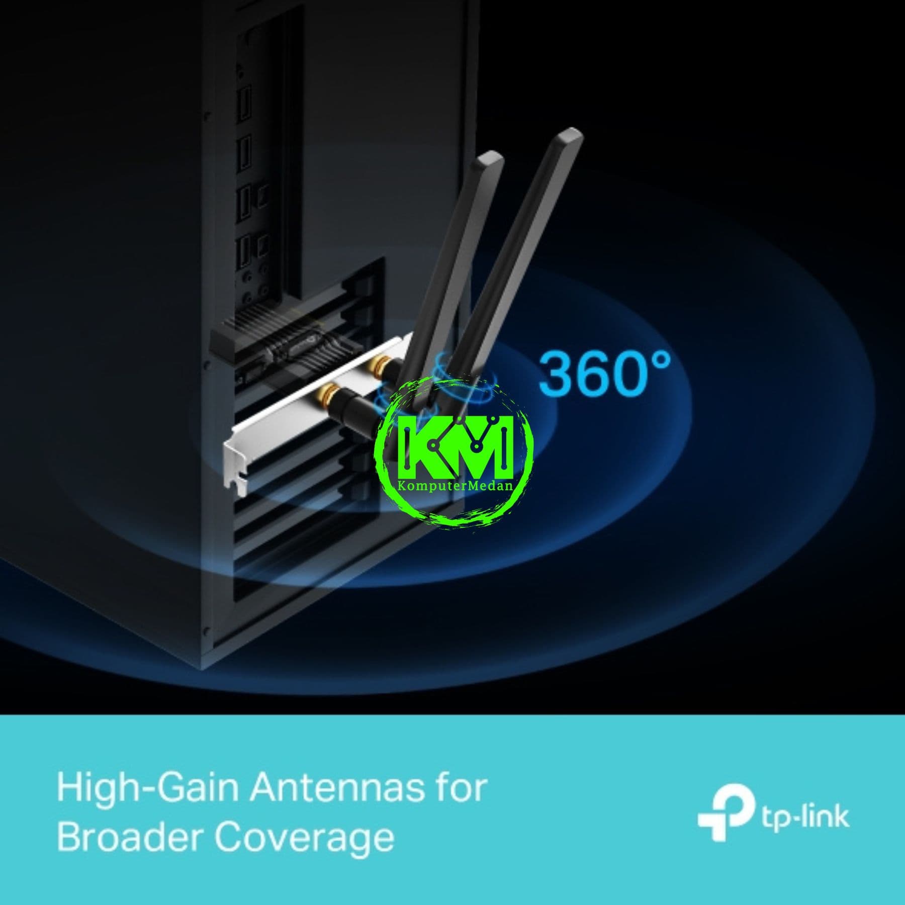 TP-LINK ARCHER TX55E AX3000 DUAL BAND WI-FI 6 BLUETOOTH PCI EXPRESS ADAPTER - Image 5