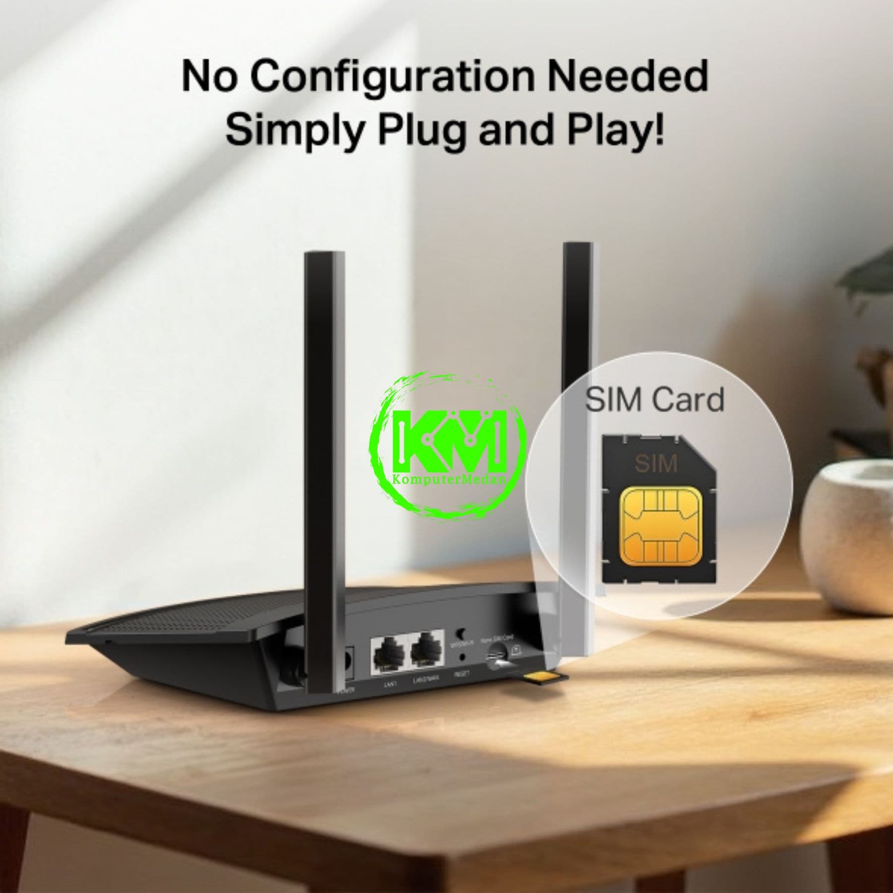 TP-LINK TL-MR101 300MBPS WIRELESS N 4G LTE ROUTER - Image 4