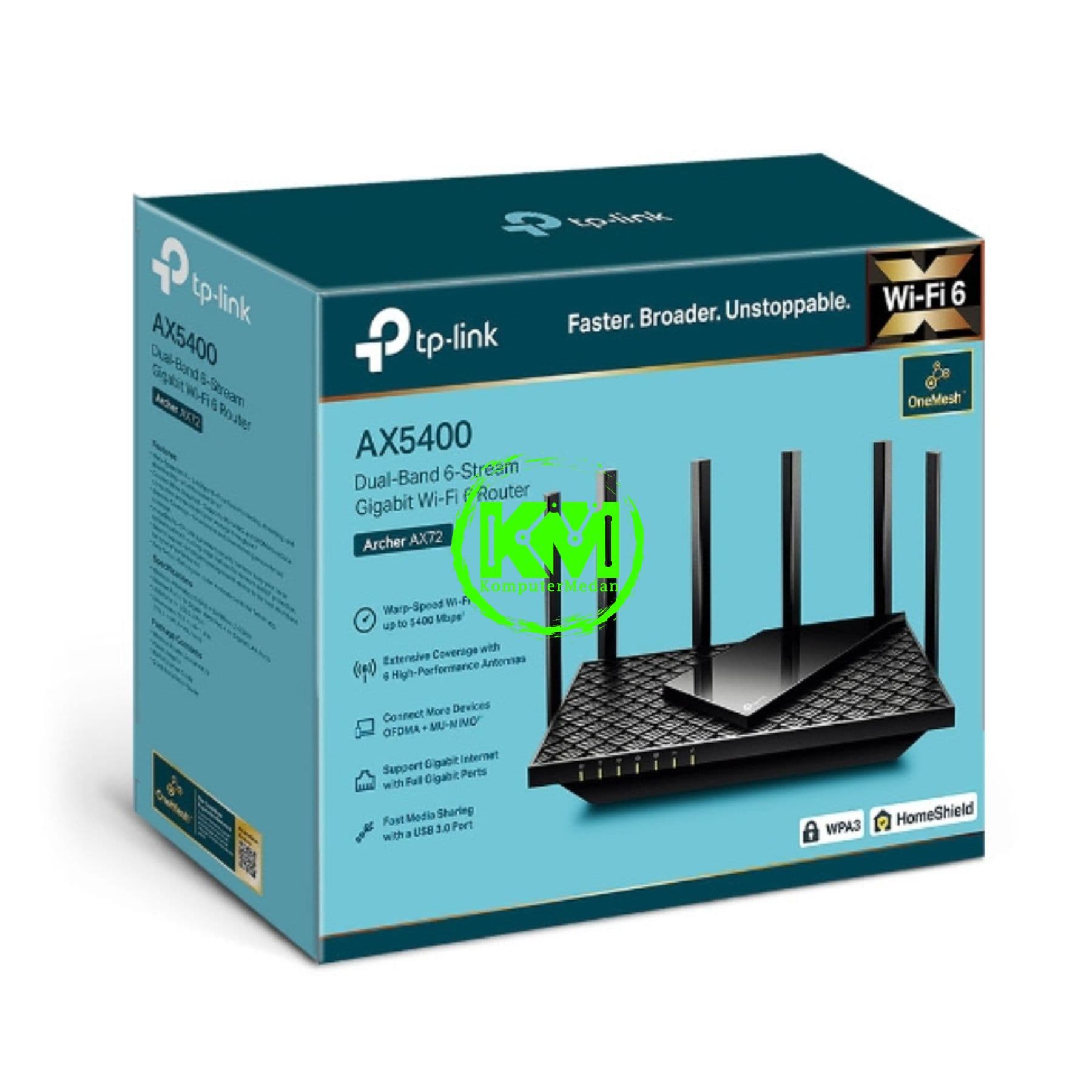 TP-LINK ARCHER AX72 AX5400 DUAL BAND WI-FI ROUTER - Image 4