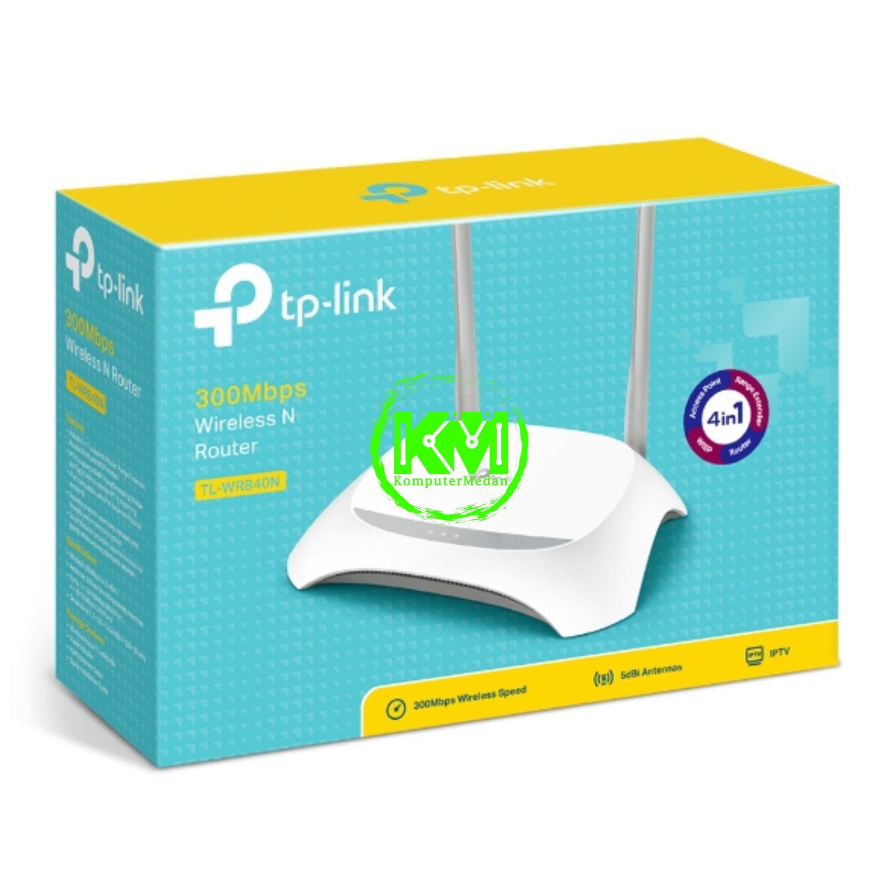 TP-LINK TL-WR840N 300MBPS WIRELESS N ROUTER - Image 4