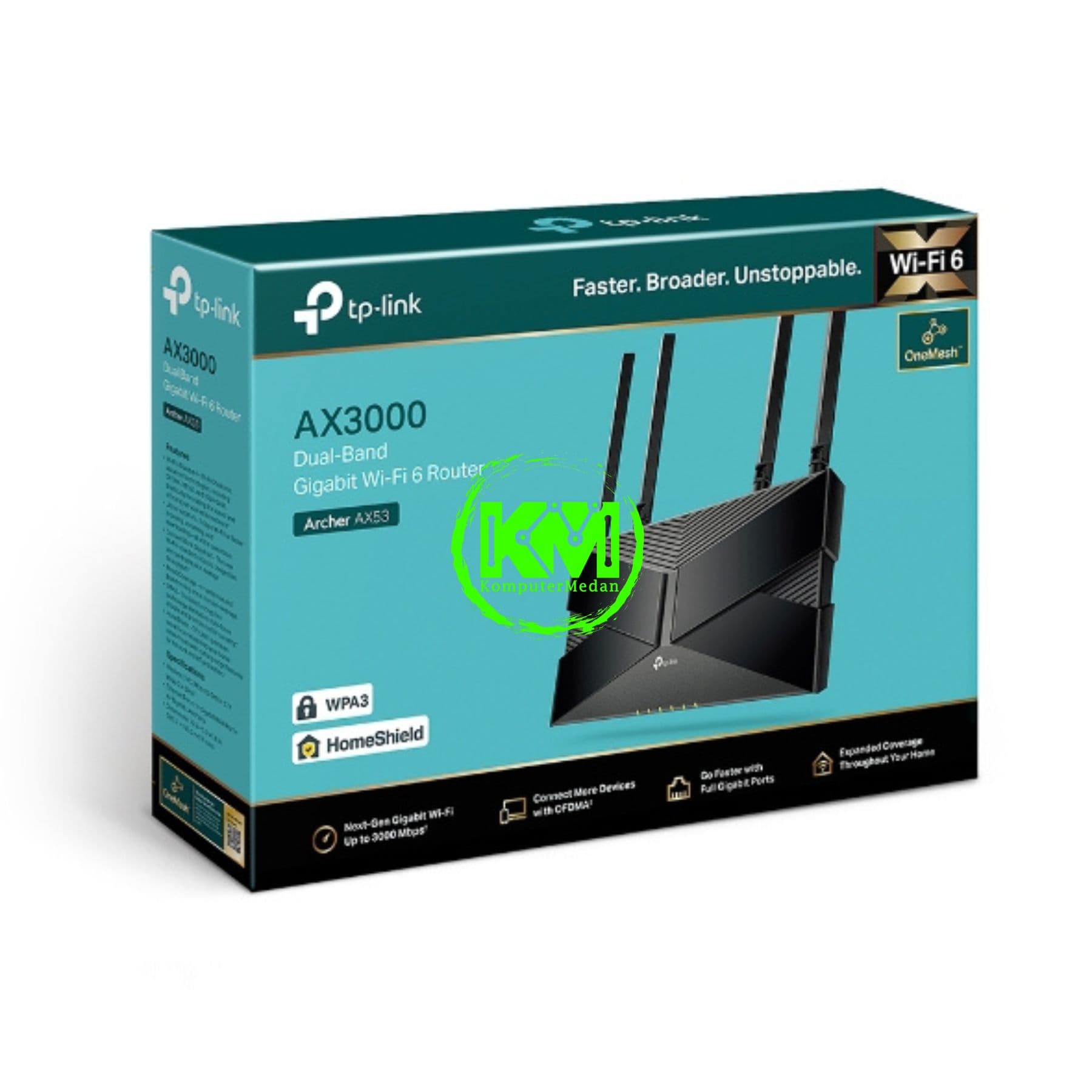 TP-LINK ARCHER AX53 (AX3000 DUAL-BAND GIGABIT WI-FI 6 ROUTER) - Image 5