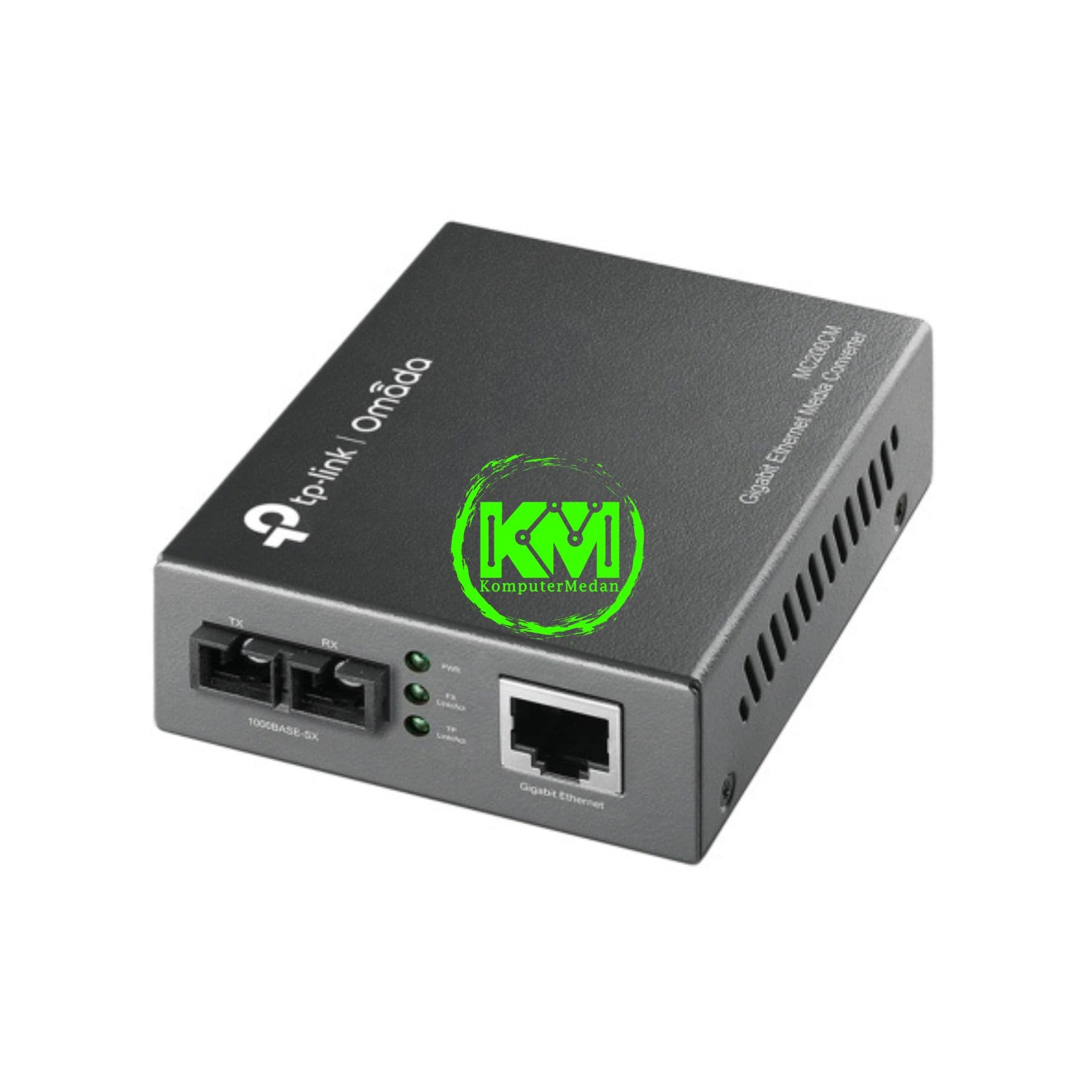 TP-LINK MC200CM 1000MBPS MULTI-MODE SC FIBER CONVERTER - Image 1