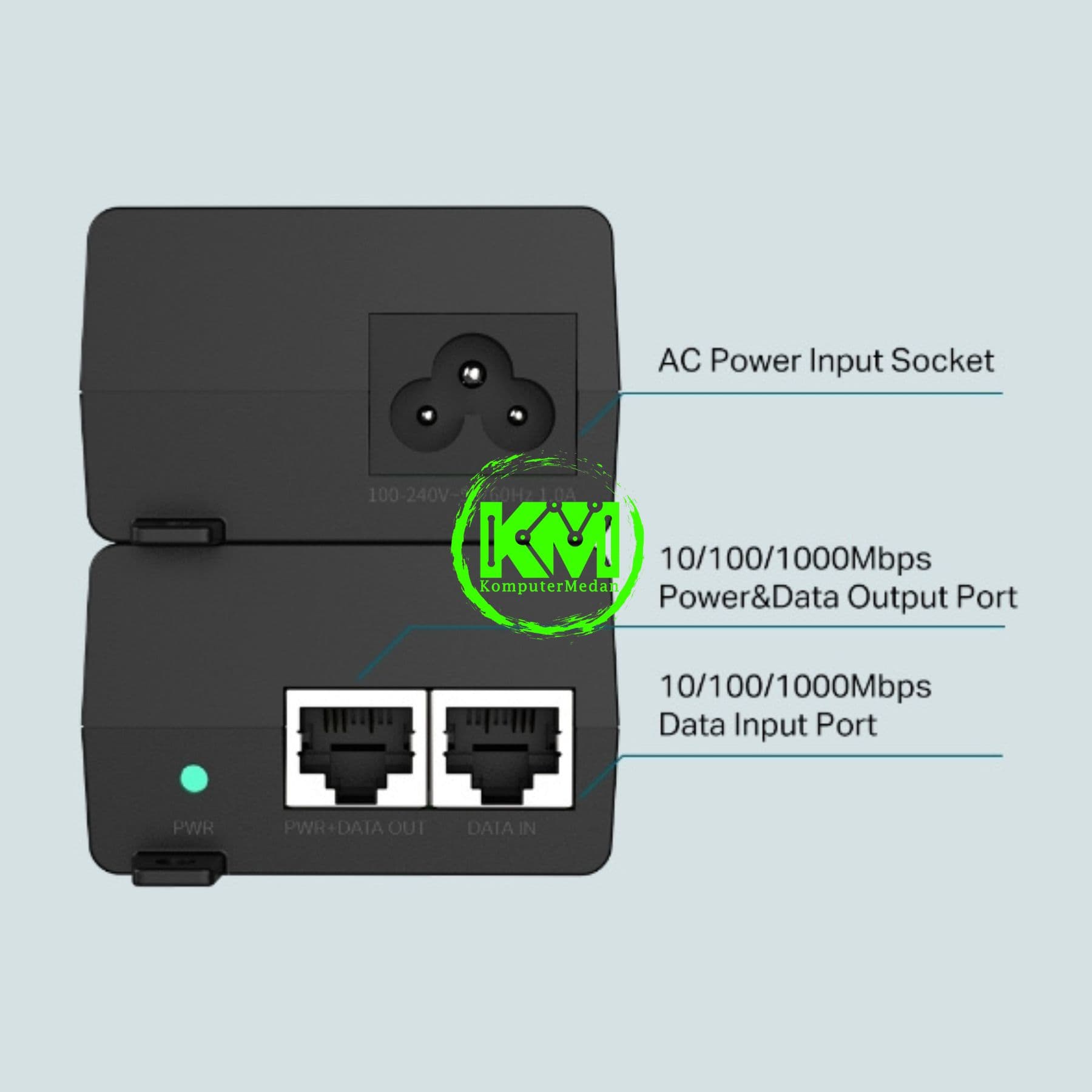 TP-LINK TL-POE160S POE+ INJECTOR ADAPTER - Image 3