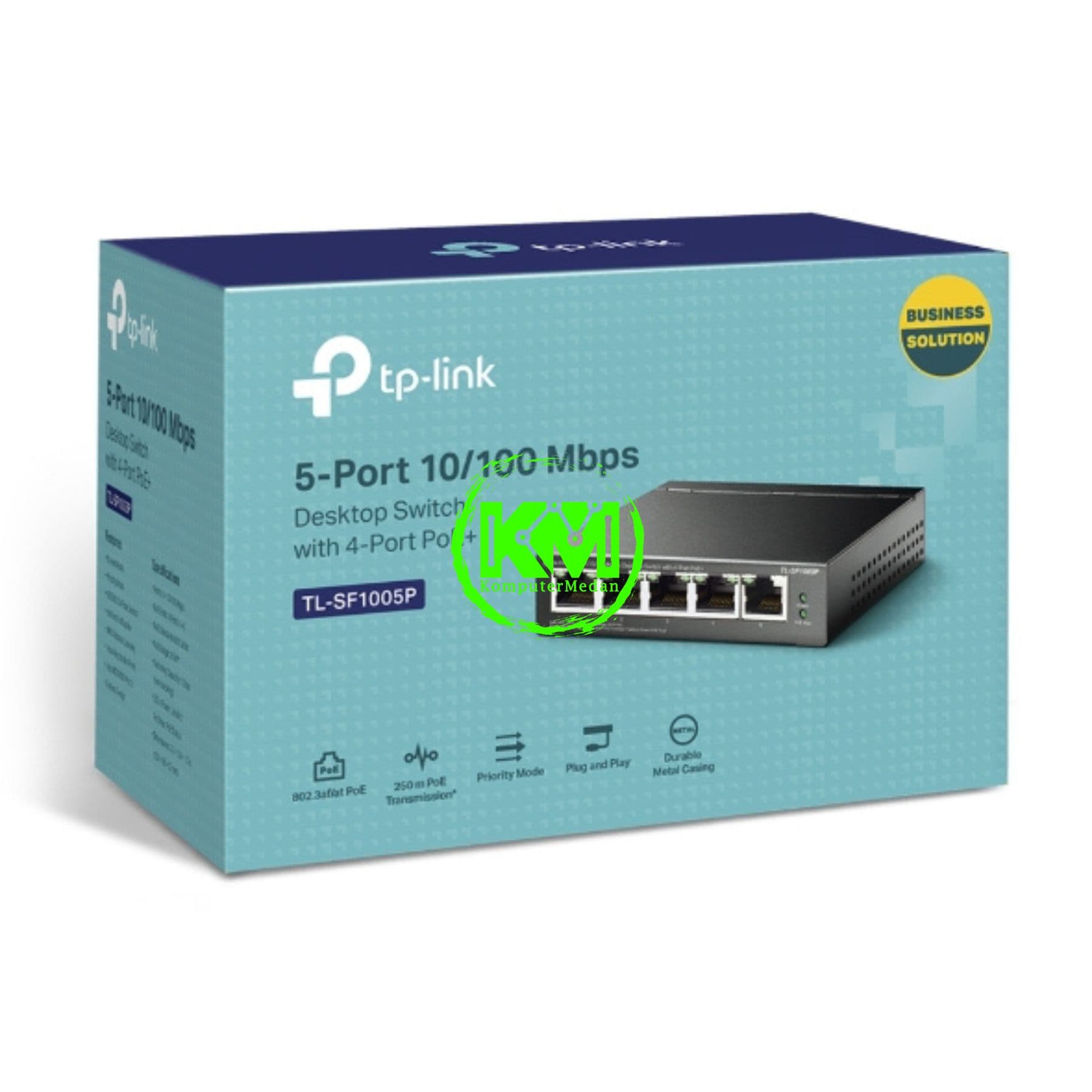 TP-LINK TL-SF1005P 5-PORT 10/100MBPS DESKTOP POE SWITCH - Image 7