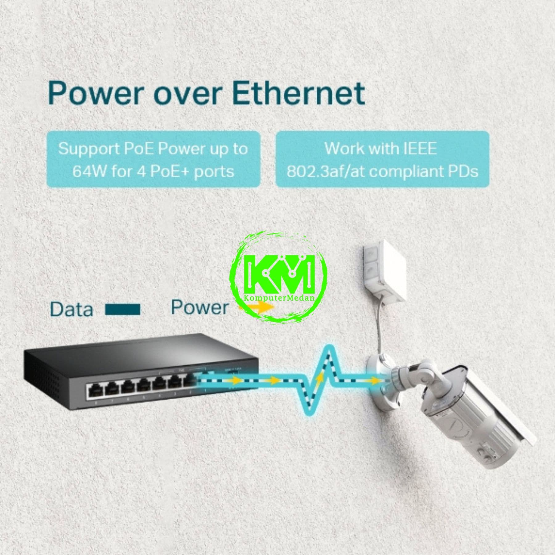 TP-LINK TL-SG1008P 8-PORT GIGABIT DESKTOP POE SWITCH - Image 3