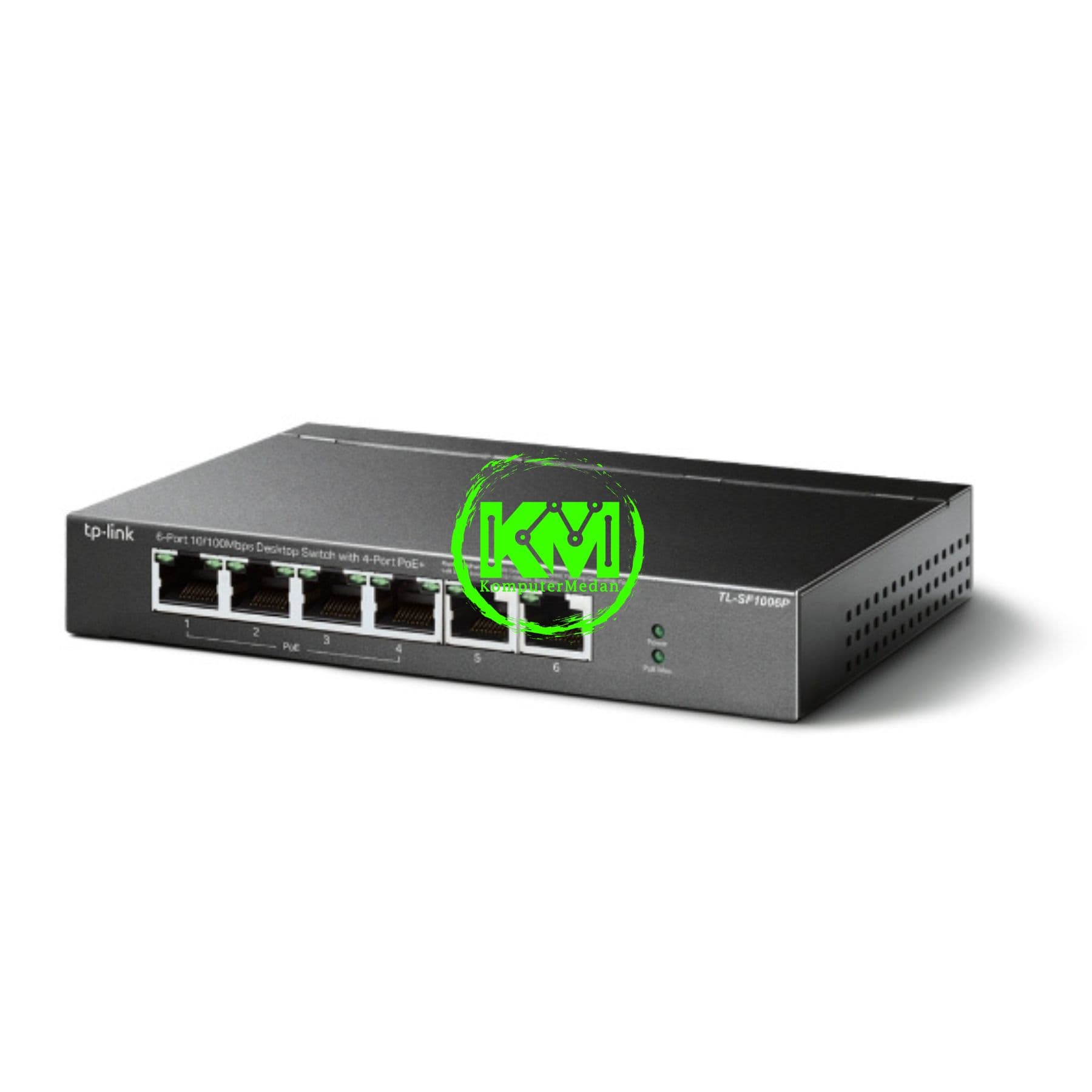 TP-LINK TL-SF1006P 6-PORT 10/100MBPS DESKTOP SWITCH WITH 4-PORT POE+ - Image 2