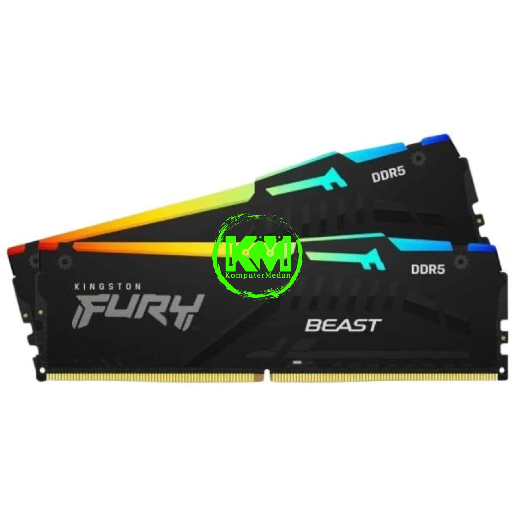 KINGSTON FURY BEAST RGB DDR5 2x32GB 5600MHZ AMD EXPO (KF556C36BBEAK2-64)