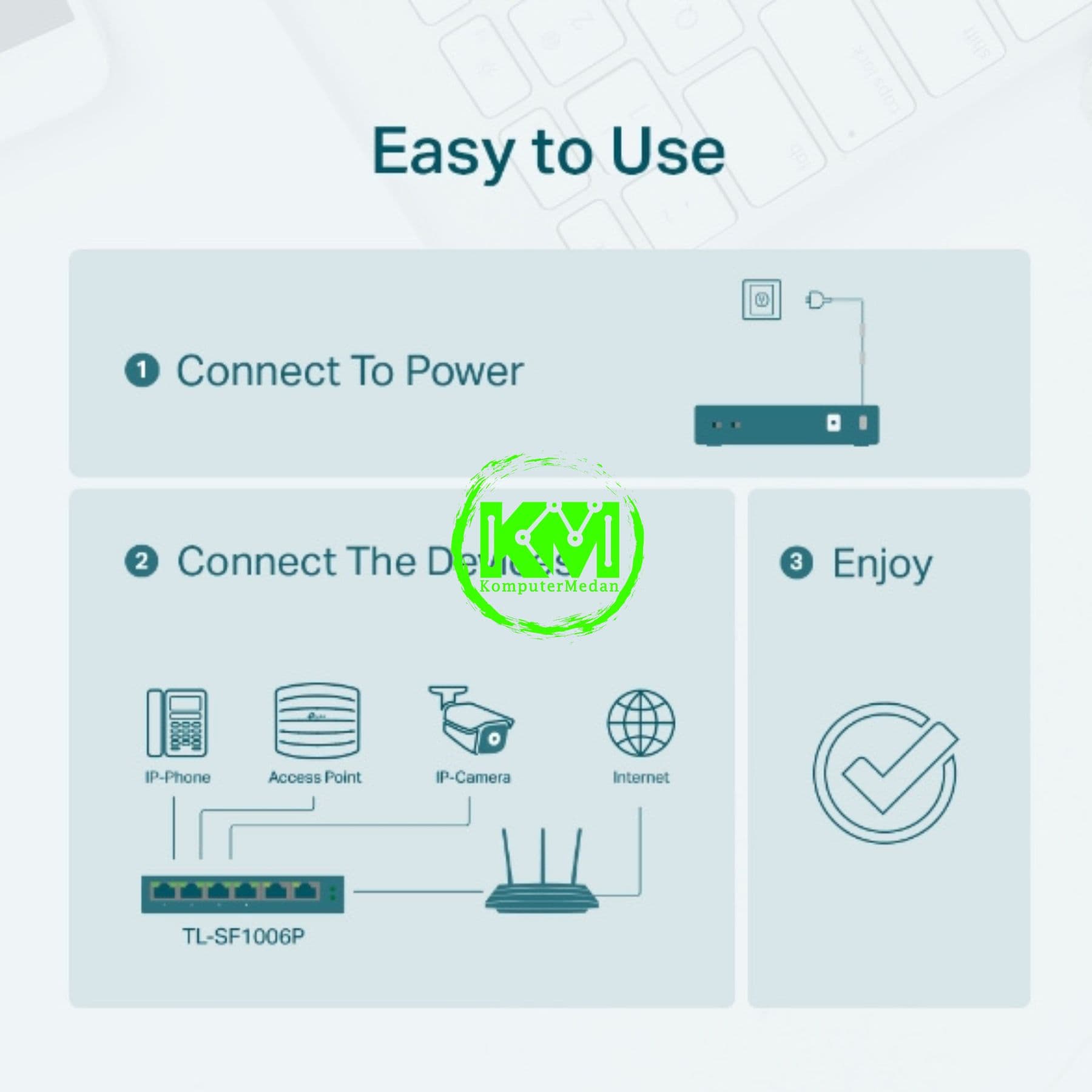 TP-LINK TL-SF1006P 6-PORT 10/100MBPS DESKTOP SWITCH WITH 4-PORT POE+ - Image 4