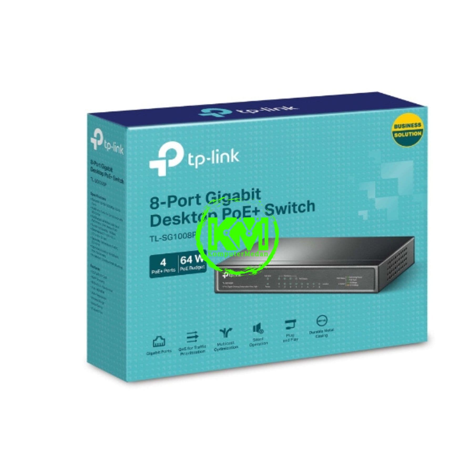 TP-LINK TL-SG1008P 8-PORT GIGABIT DESKTOP POE SWITCH - Image 6