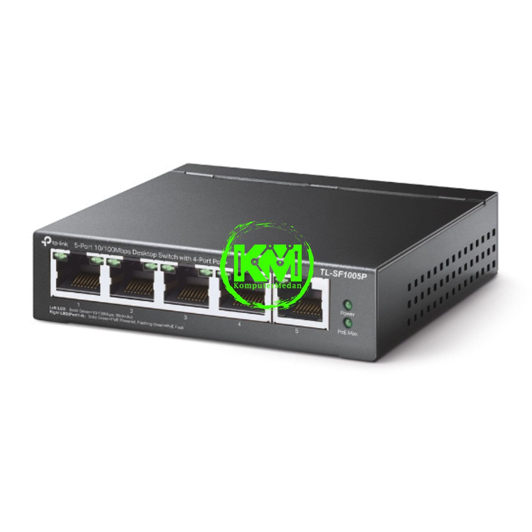 TP-LINK TL-SF1005P 5-PORT 10/100MBPS DESKTOP POE SWITCH - Image 2