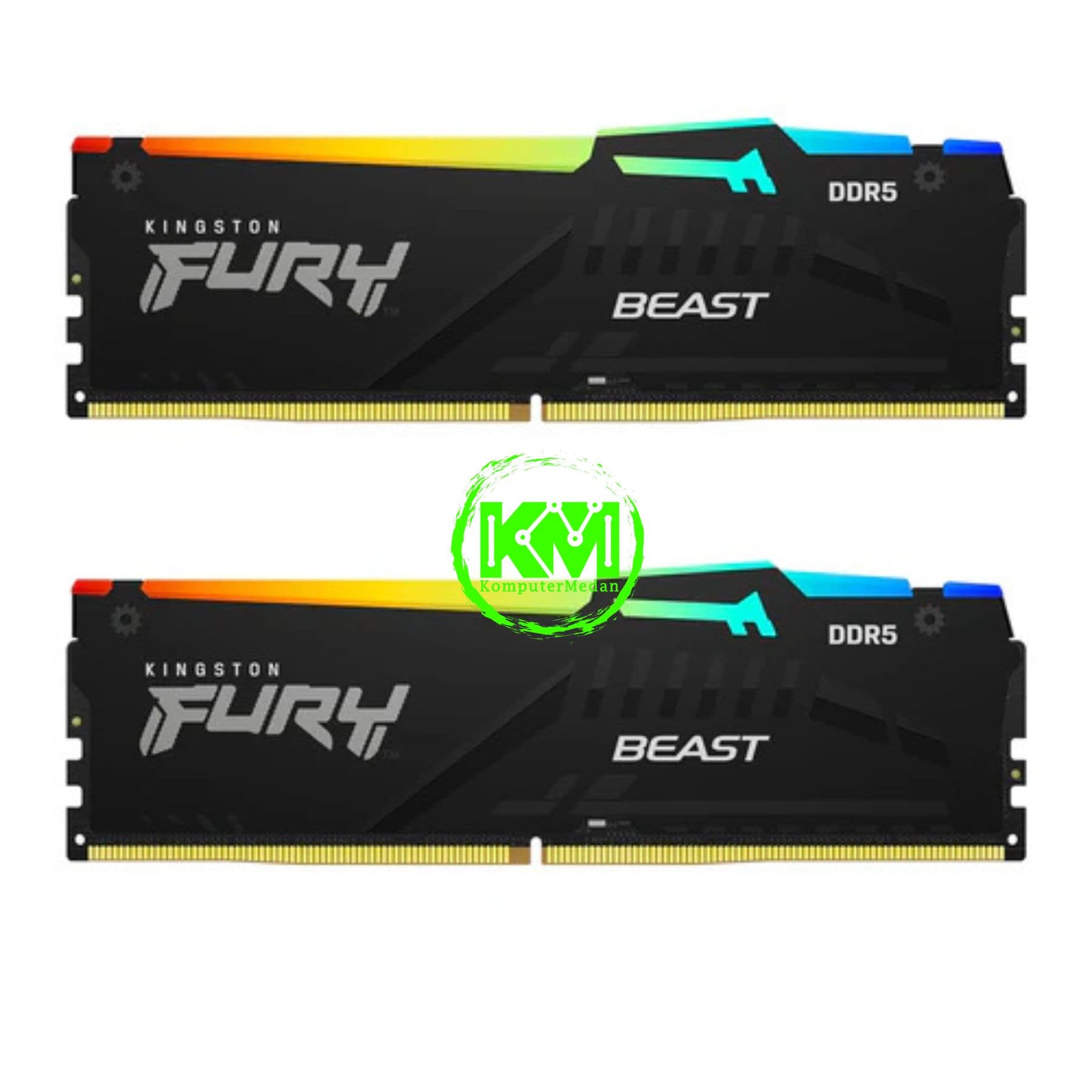 KINGSTON FURY BEAST RGB DDR5 2x8GB 5200MHZ - Image 1