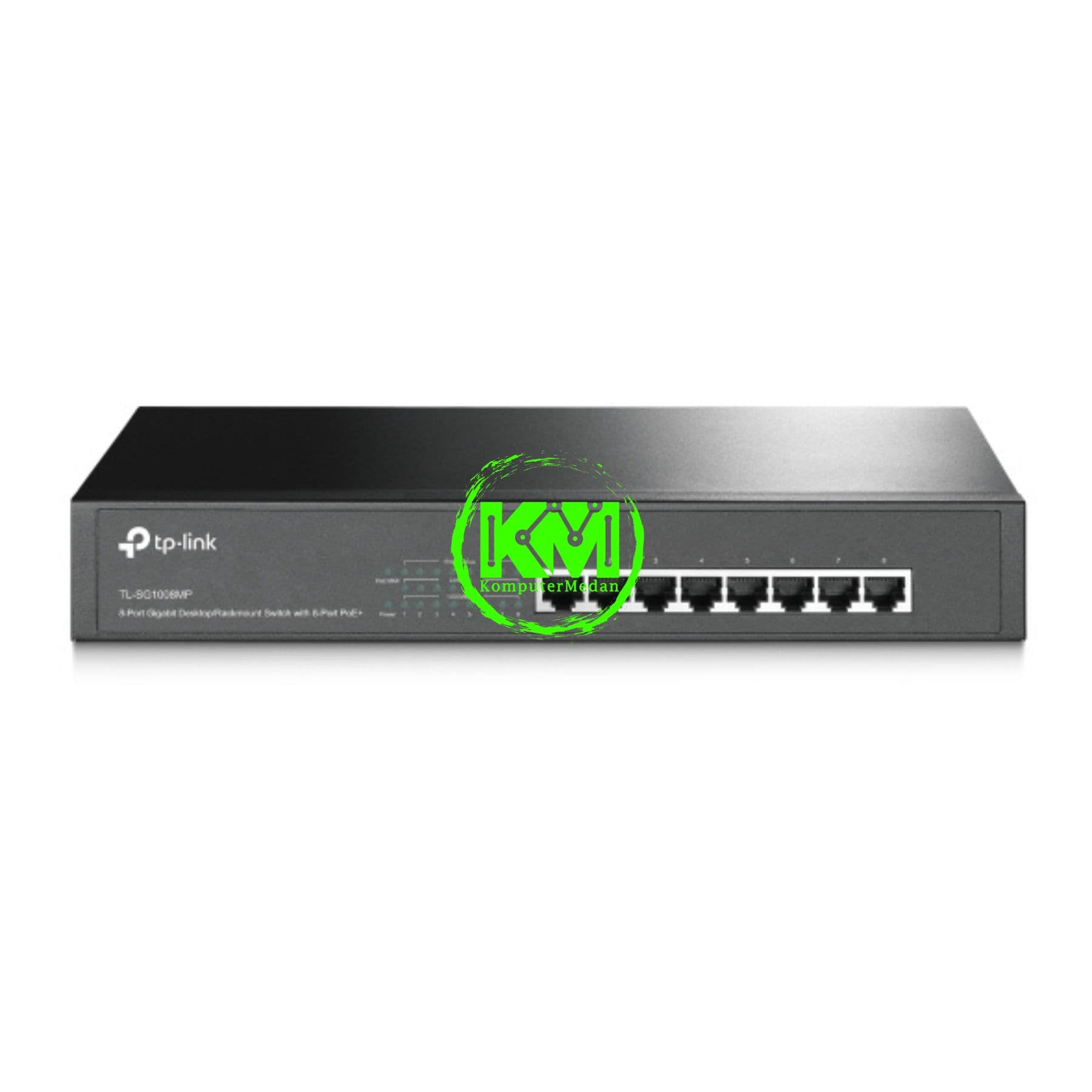 TP-LINK TL-SG1008MP 8-PORT GIGABIT DESKTOP/RACKMOUNT SWITCH WITH 8-PORT POE+ - Image 1
