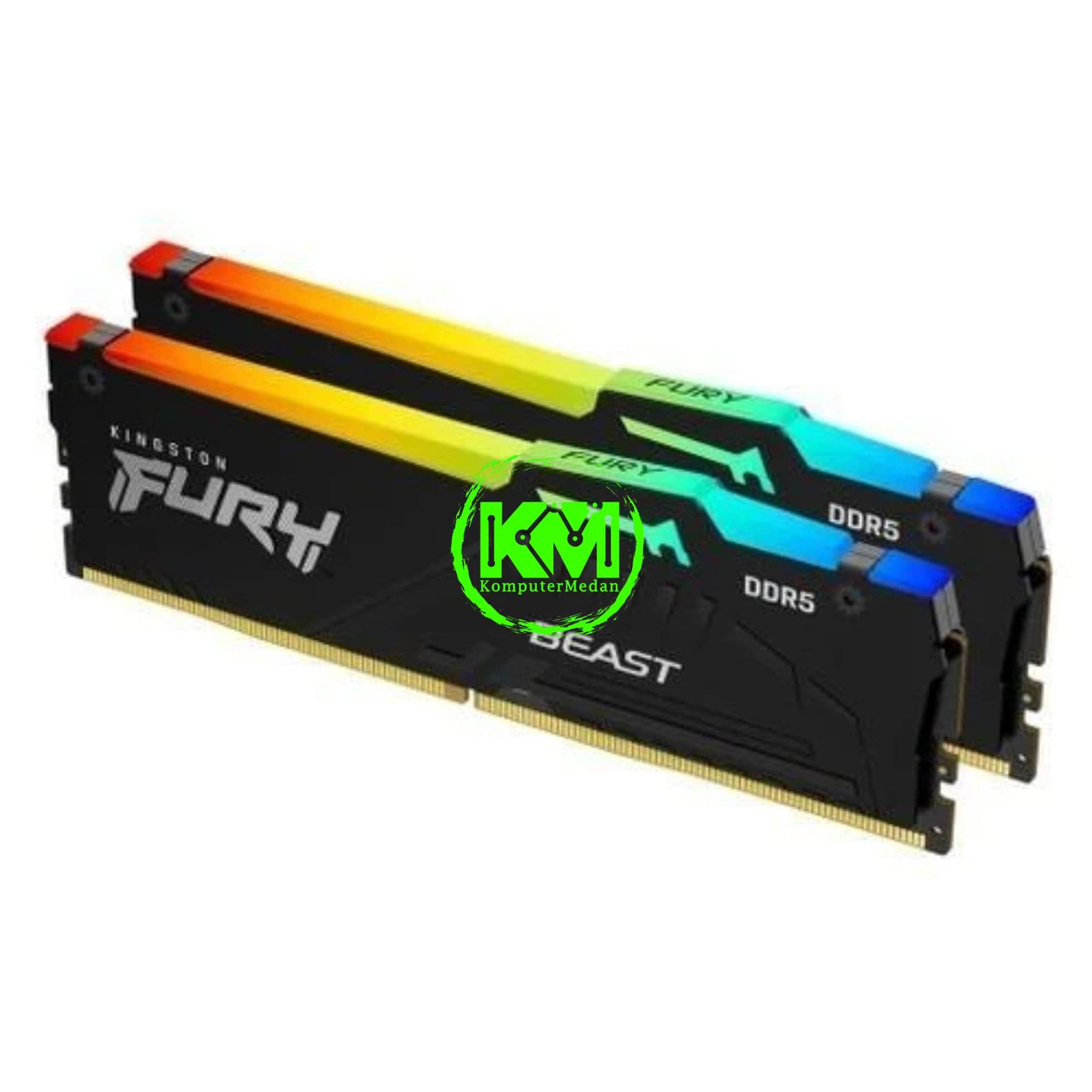KINGSTON FURY BEAST RGB DDR5 2x32GB 6000MHZ AMD EXPO (KF560C36BBEAK2-64)